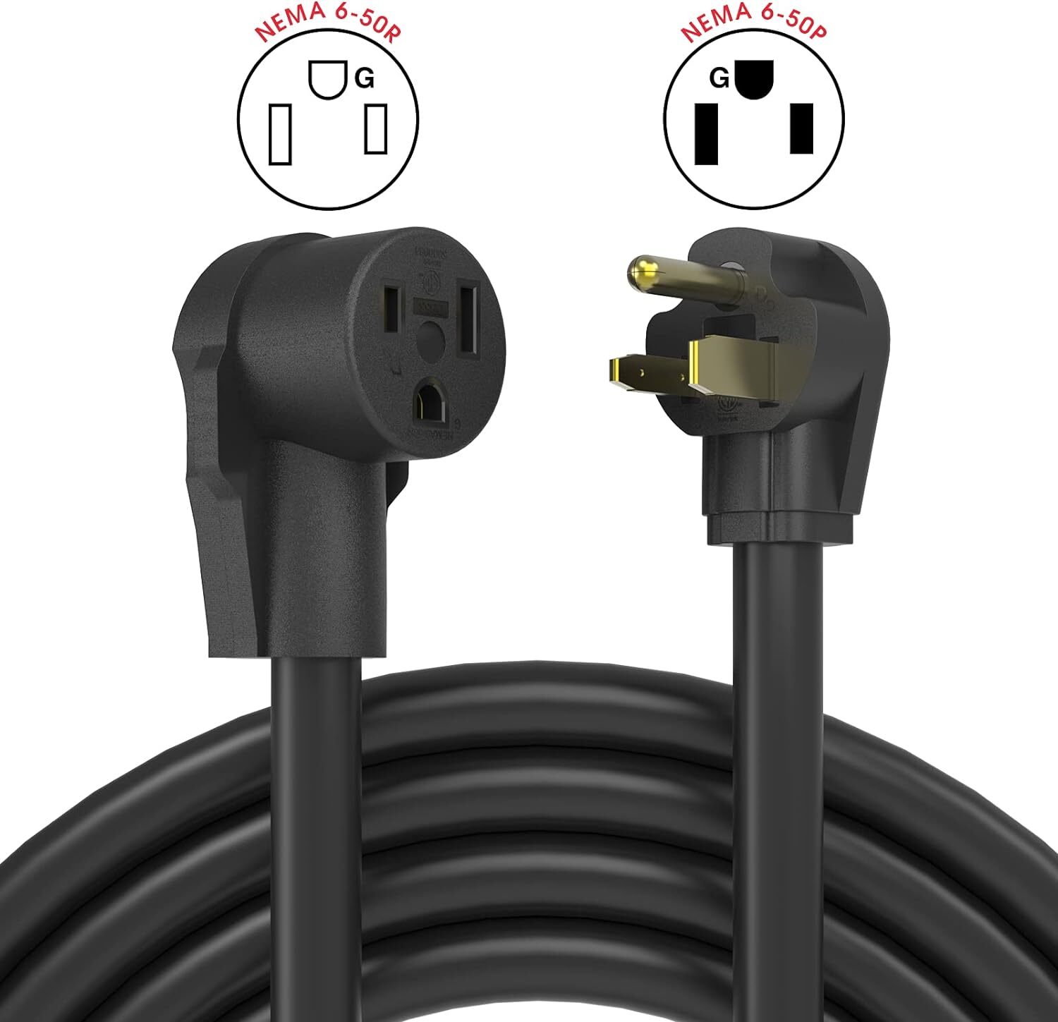 20ft 10AWG 220V Welder Power Extension Cord Heavy Duty for Mig TIG Stick Welder