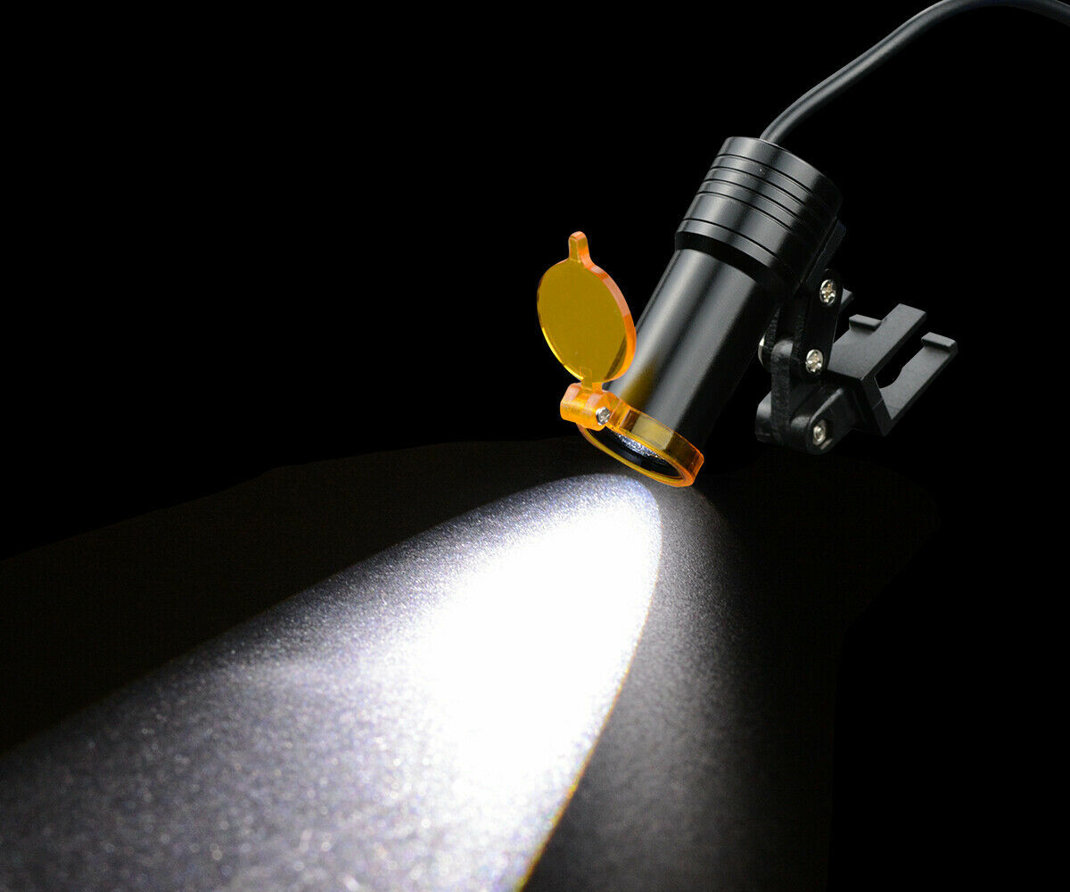 Dental Medical 5W LED Head Light with Filter Insert Type for Binocular Loupes US