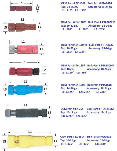 Posi-Tap/Lock 22 Piece Combo PL1824, PL1416, PTA2022, PTA1618, PTA-1012 NEW!!