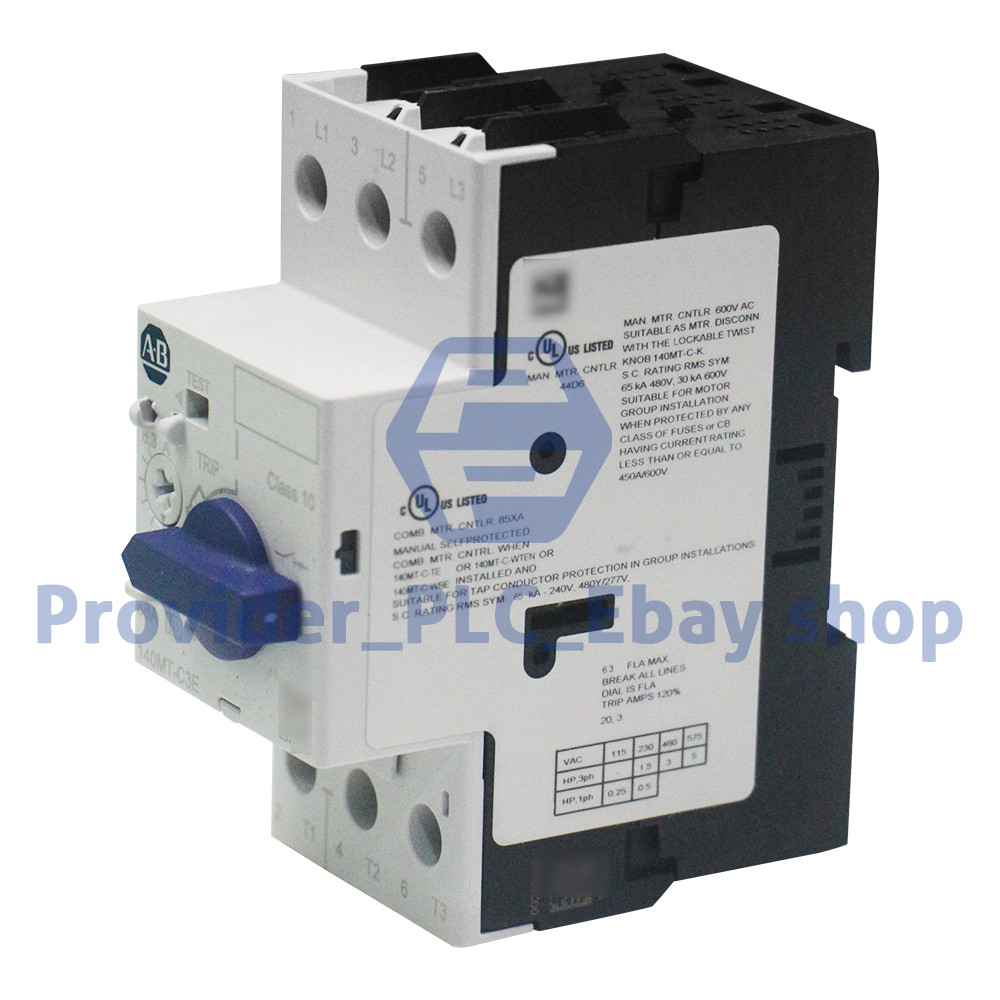 New Factory Allen Bradley 140MT-C3E-B63 Motor Protection Circuit Breaker
