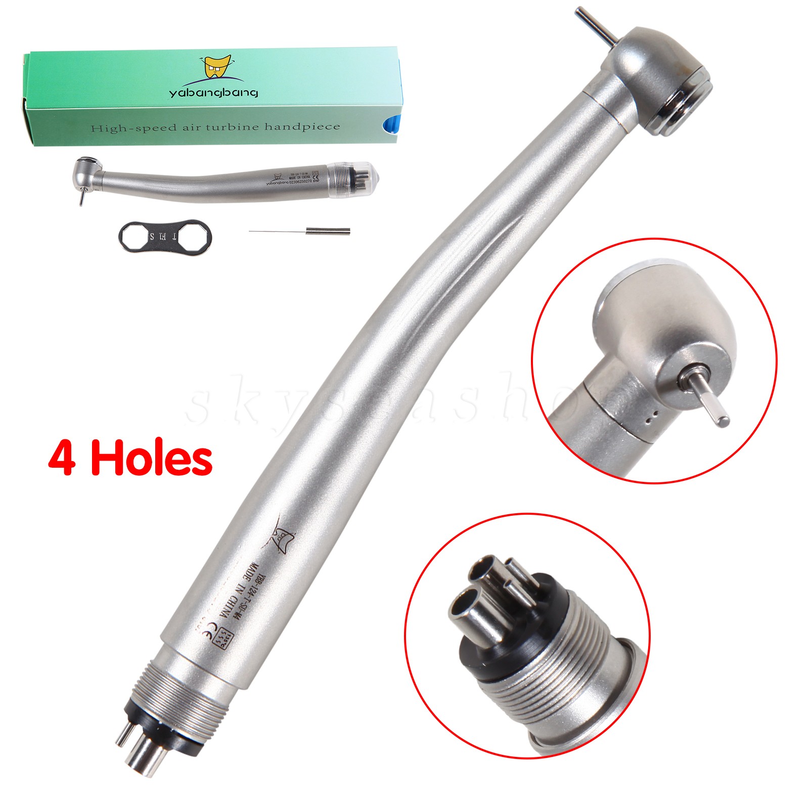 Dental High Speed Handpiece 4Holes Turbine Mini Pedo/Standard/Big Head