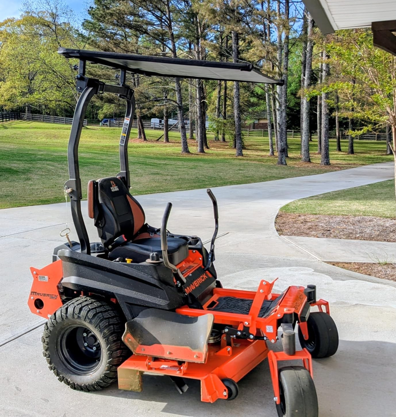 KEMIMOTO Tractor Canopy Top Mowers For John Deere Kubota 2″ x 2″ or 2″ x 3″ ROPS
