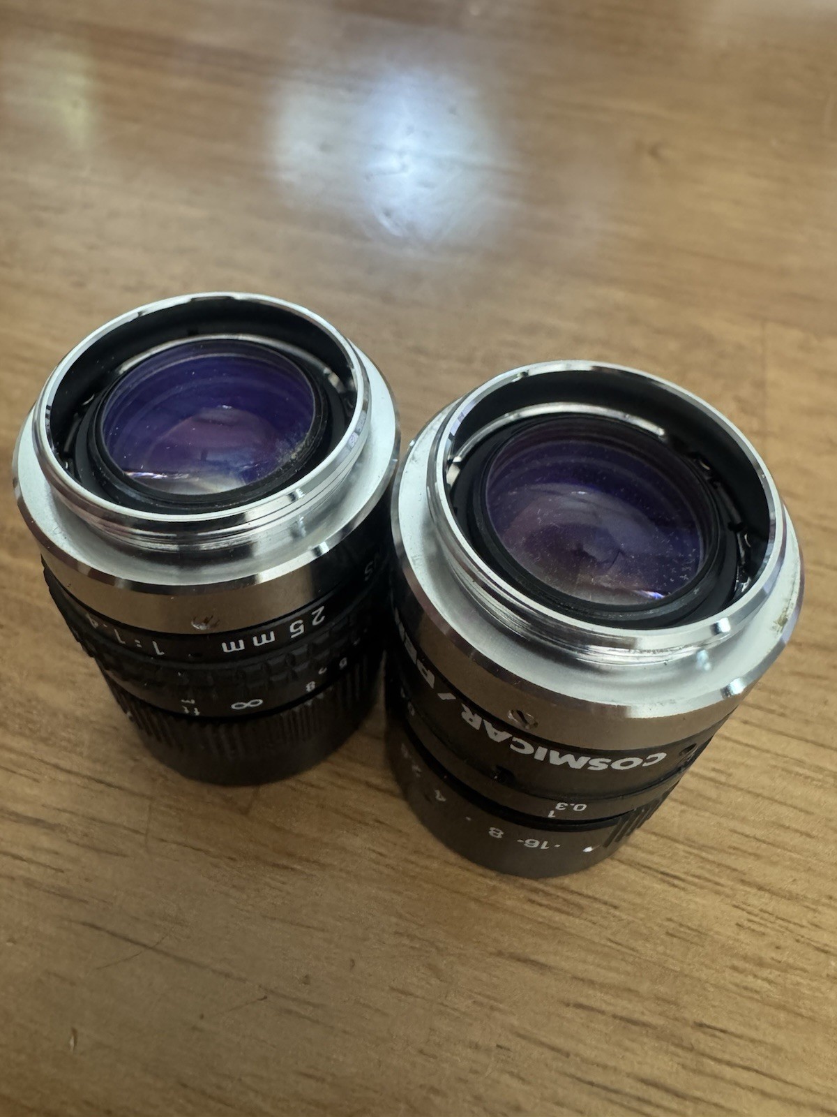 Cosmicar Pentax 25mm 1:1.4 Fast Prime Beautiful lens 1 each