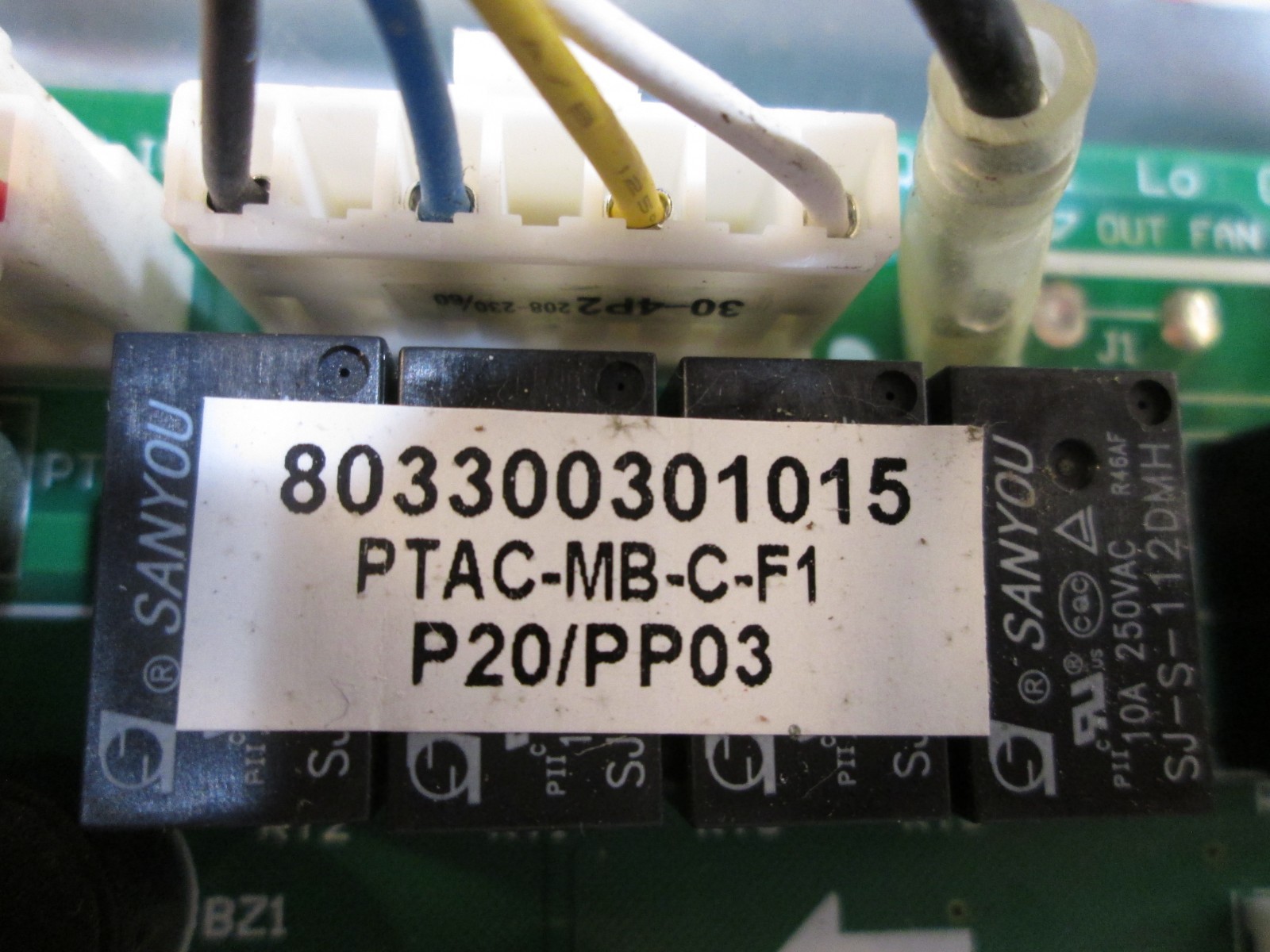 ISLANDAIRE 803300301015 Main Control Circuit Board PTAC-MB-C-F1 used P20/PP03