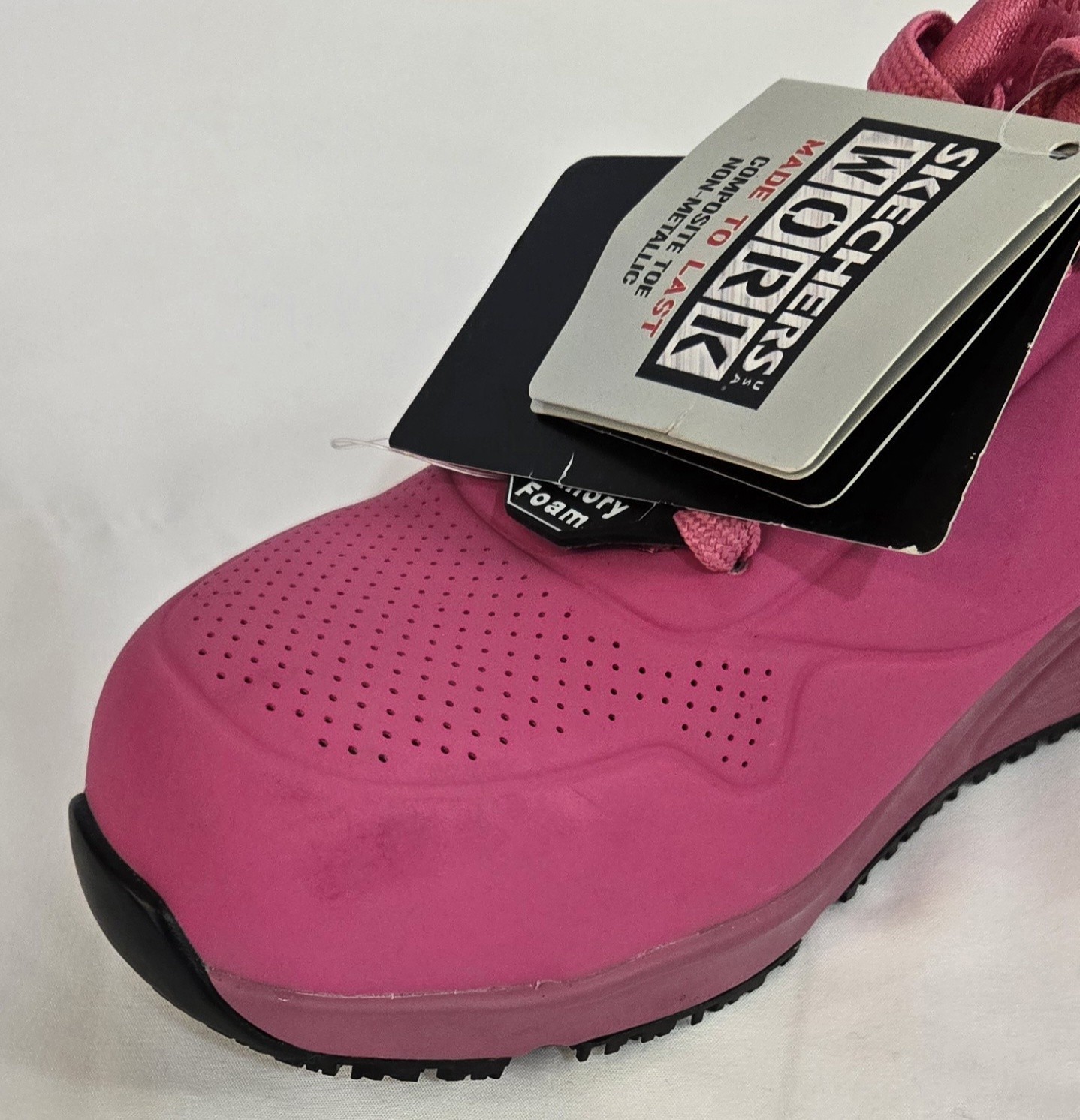 NEW Skechers Women’s Hot Pink Composite Toe Work Shoes / Size 6