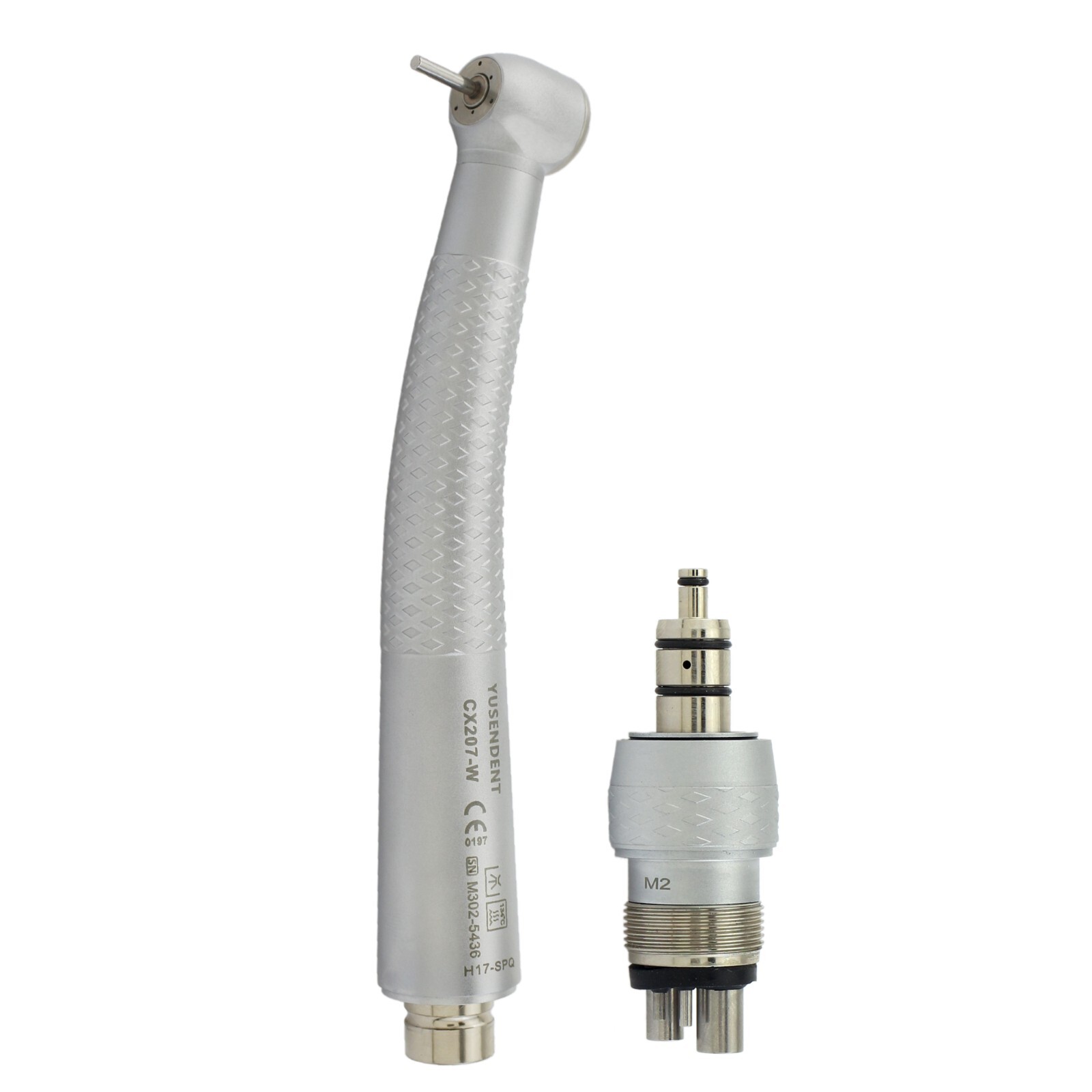 COXO Dental Turbine Handpiece 4 Hole High Speed CX207-W Sinol Quick Coupling M4