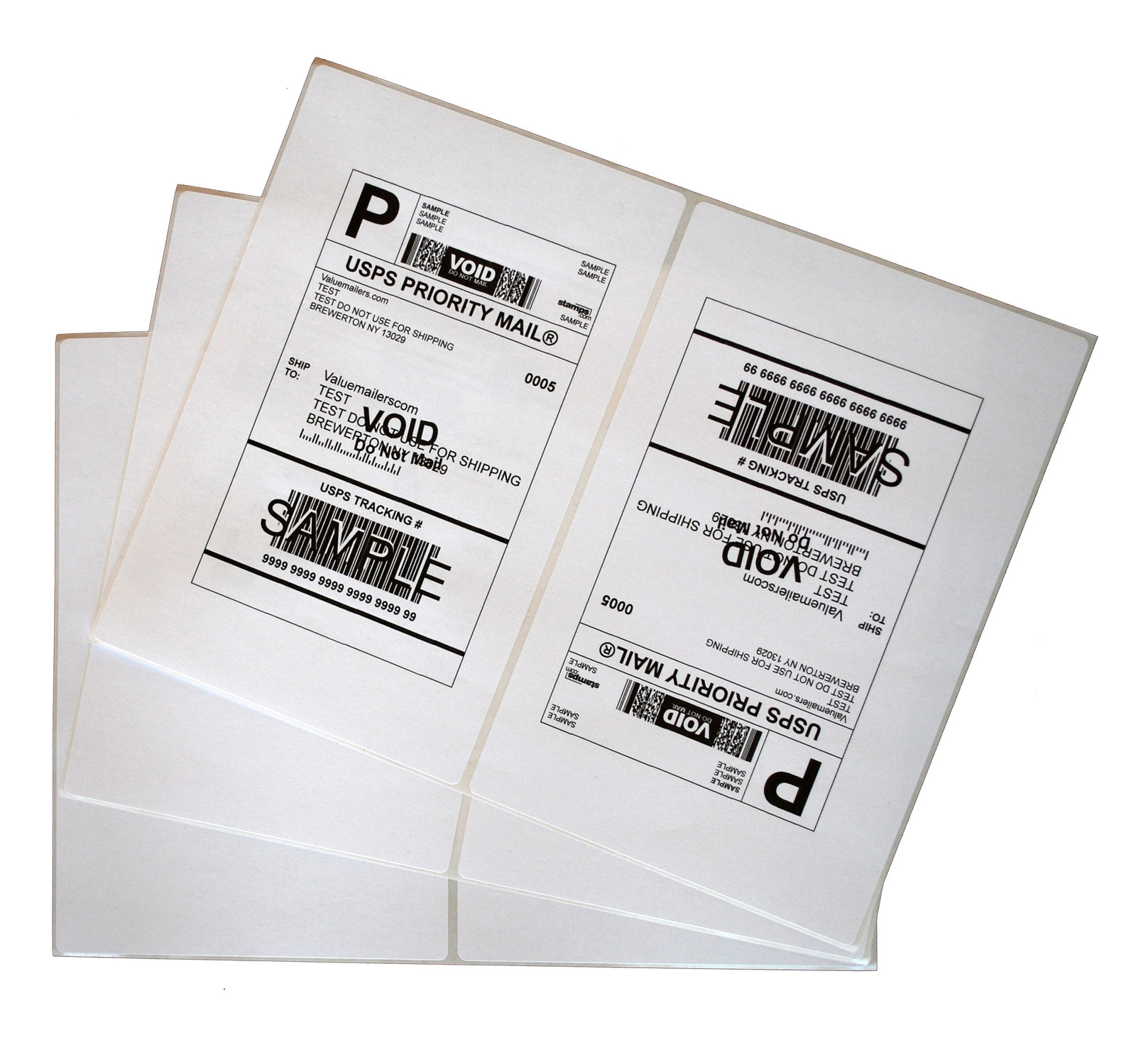Labels 8.5×5.5 2000 Shipping 8.5×5.5 Half-Sheet Self Adhesive VM Brand Labels