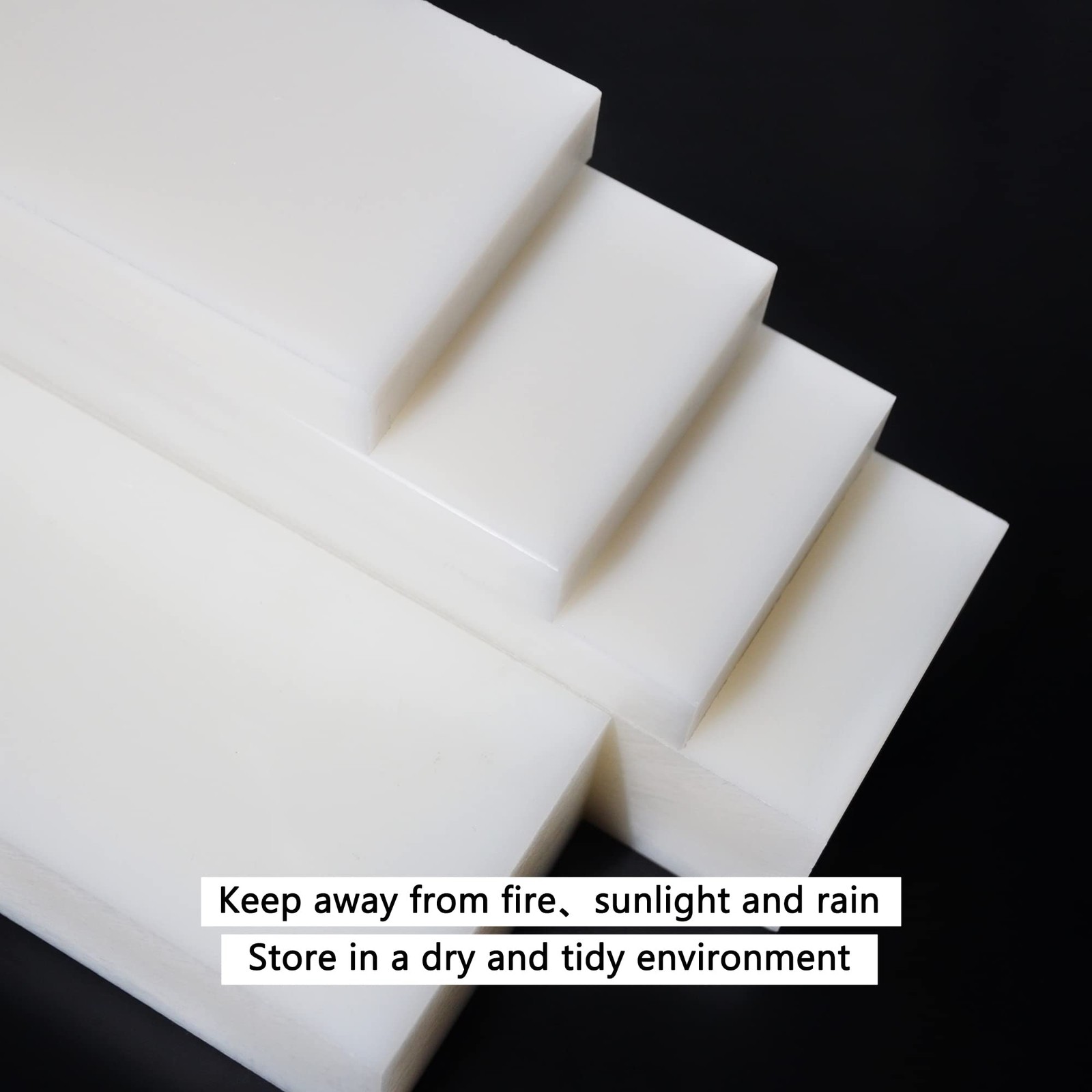 HDPE Block Black PE Polyethylene Rectangular Solid Plastic Tapping Block High