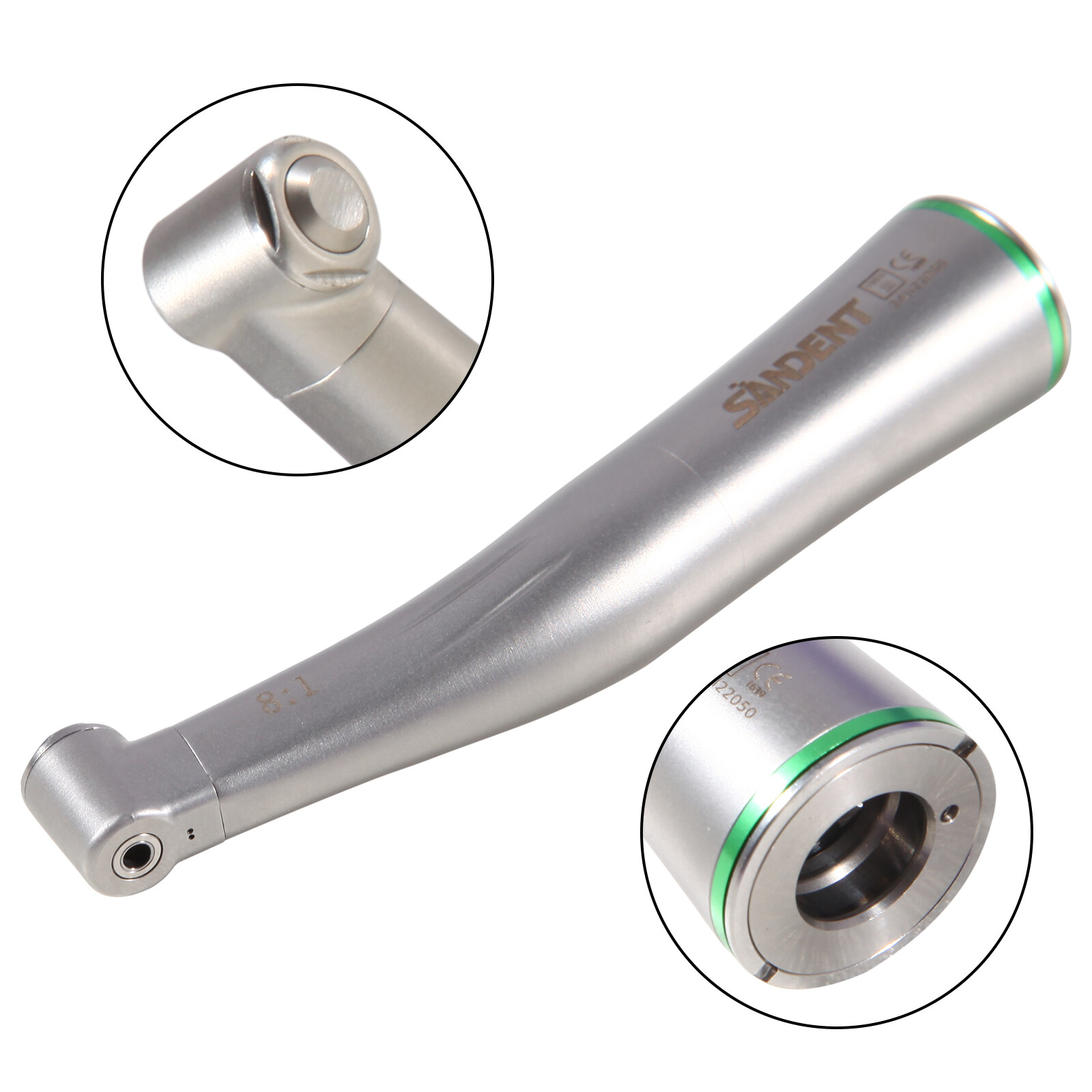 Dental 8:1 Endo Handpiece Endodontic Contra Angle Mini Head Push Button fit NSK