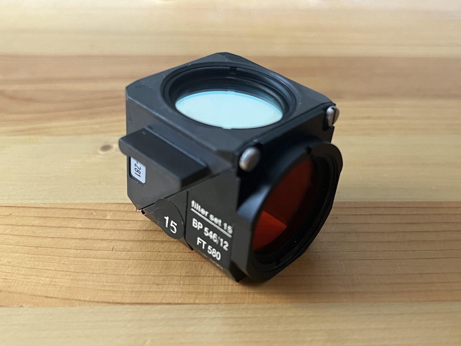 Zeiss Axioskop TRITC Filter Cube Set 15 BP 546/12 FT 580 LP 590 1046-281 424931