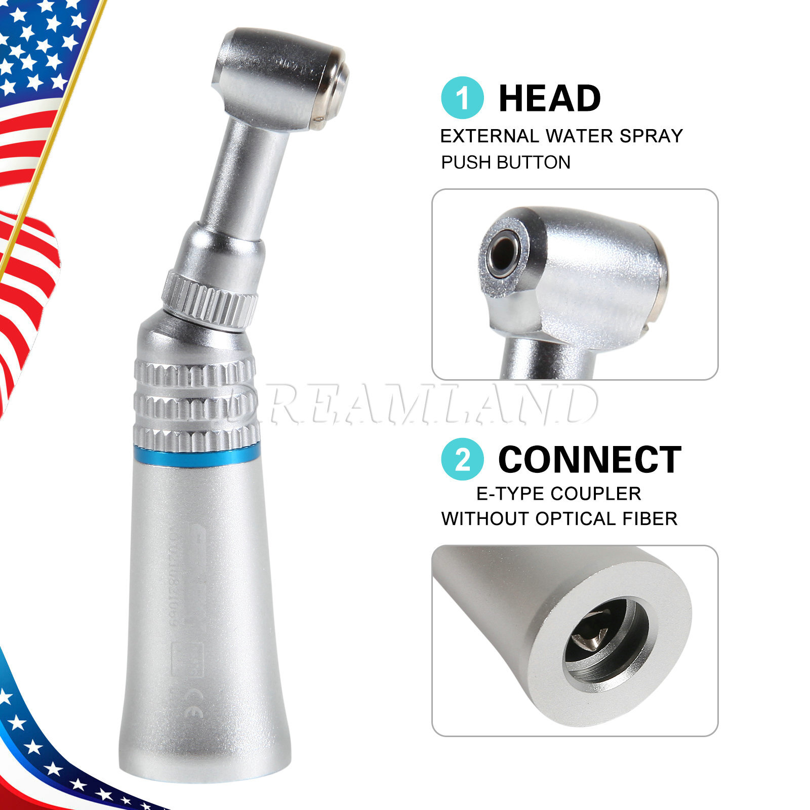 Dental Low Speed Contra Angle Straight Motor 2/4H / High Speed Handpiece Y1BA2