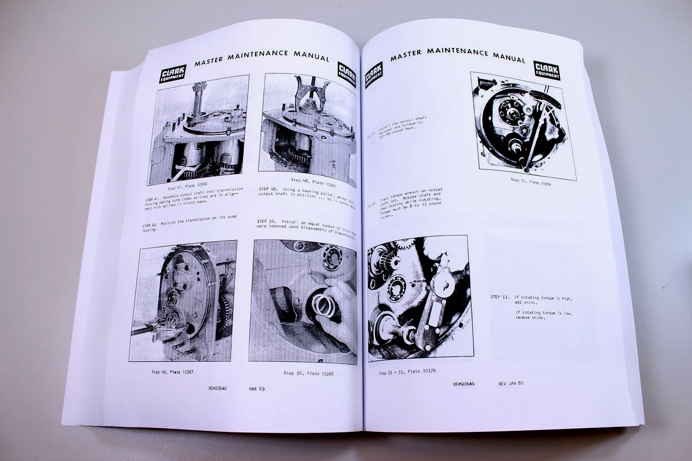 Clark C500-30 C500-35 C500-40 C500-45 Forklift Service Repair Manual Shop Oh-339