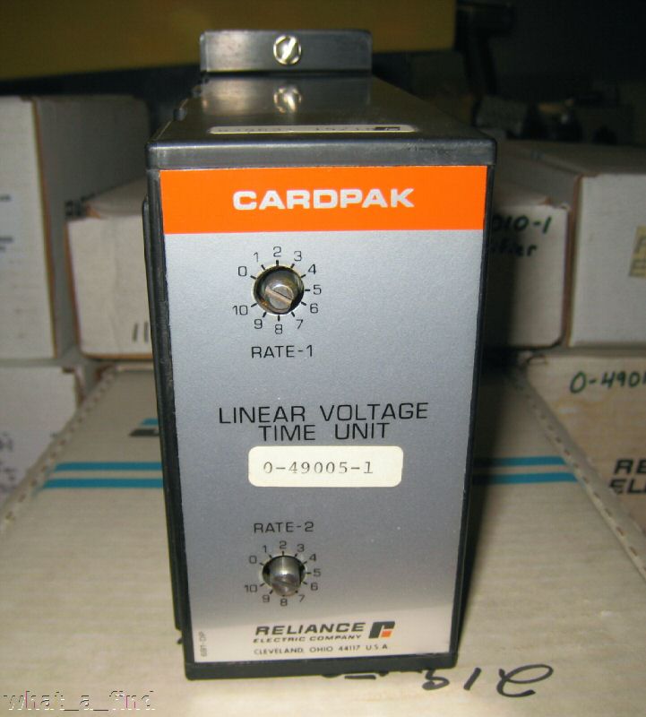 Reliance Cardpak 0-49005-1 Linear Voltage 0490051