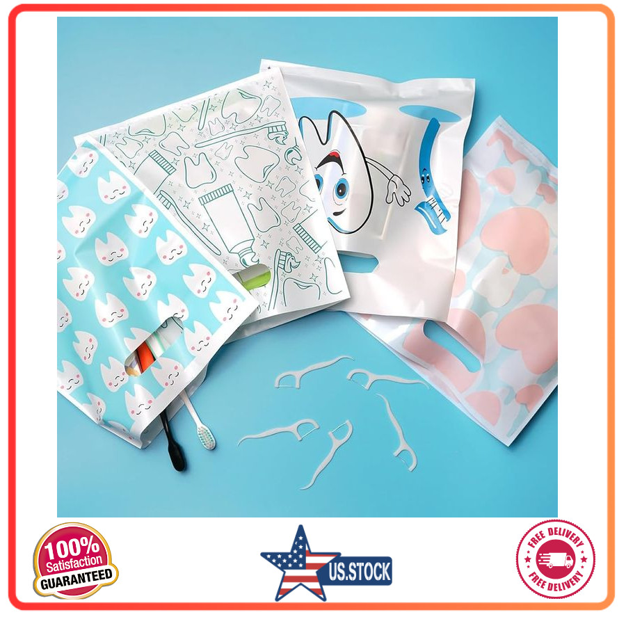800PCS Dental Goodie Bags 9×8 Inch for Clinics, Schools & Patient Care