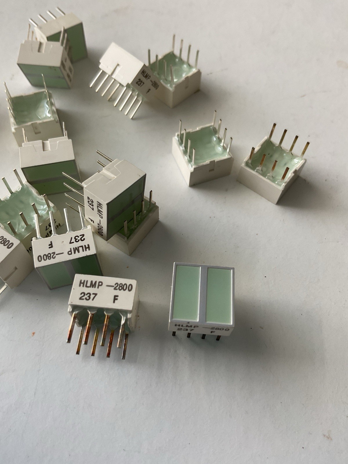 HP HLMP LED Light Bar Green LOT OF 20 Vtg