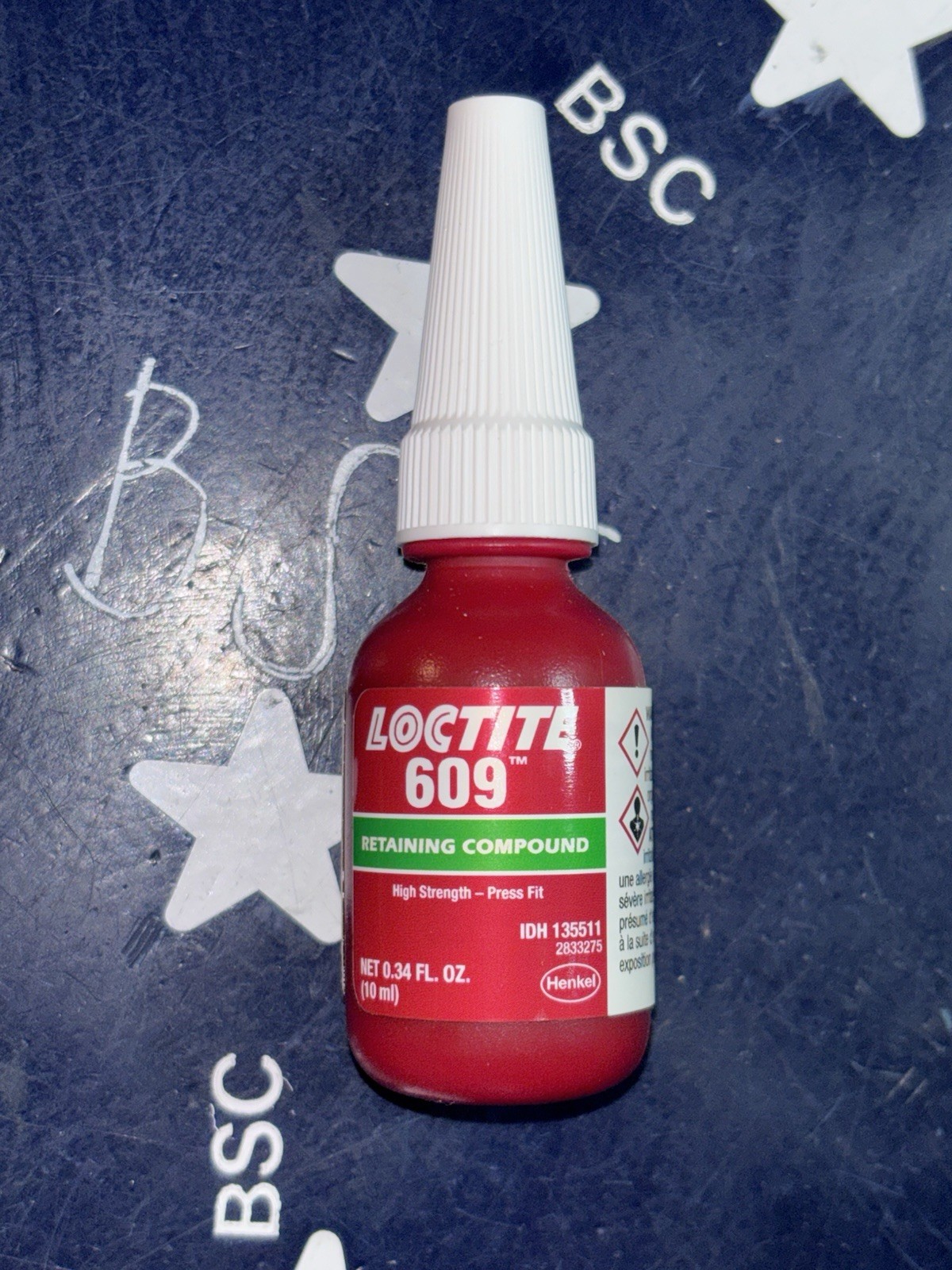 Loctite 609 10mL General Purpose Fast Curing Retaining Compound 135511 60921