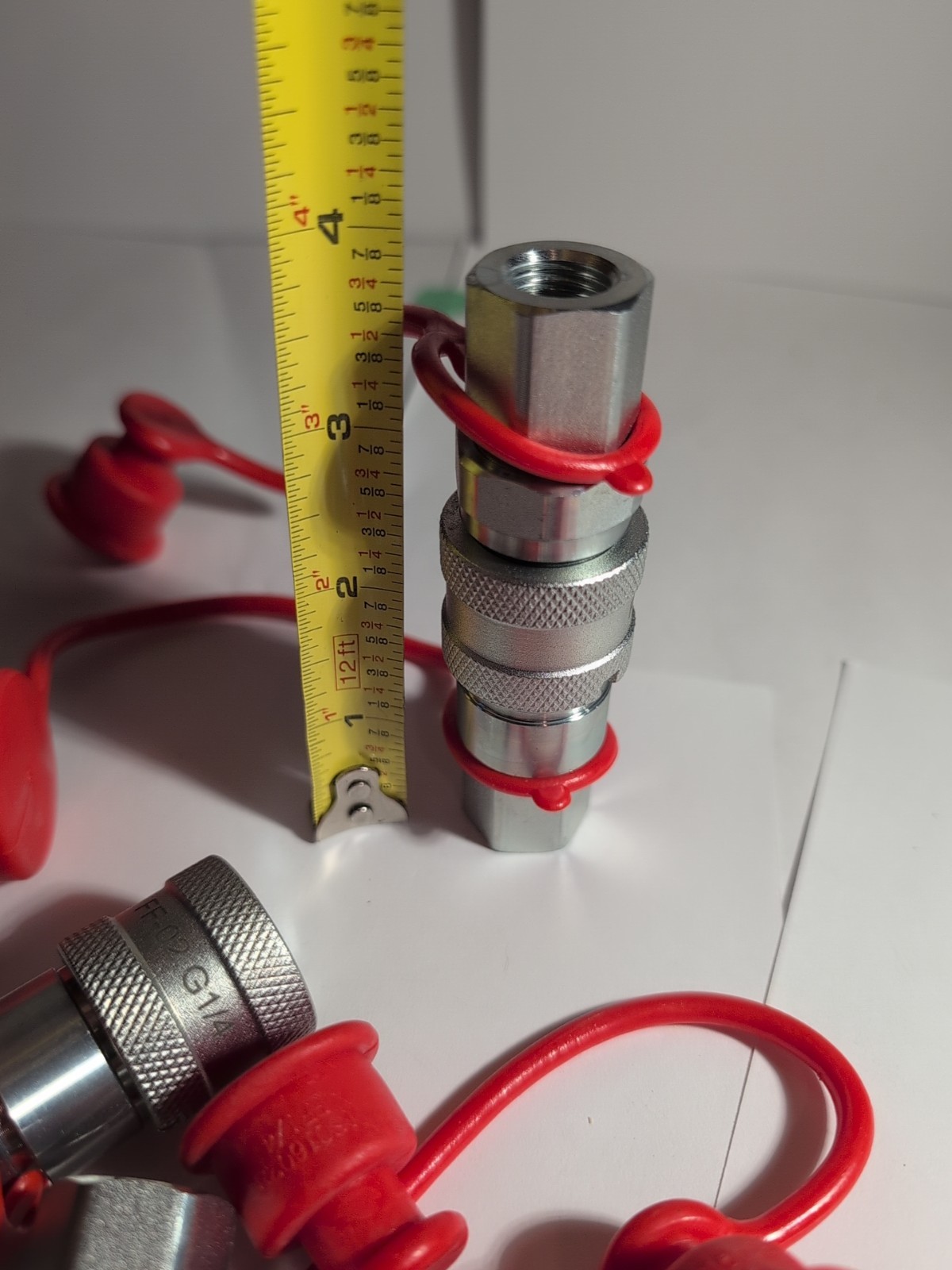 Chinese Mini Excavator Hydraulic Quick Connects Flat Face Set 1/4″ For 2…