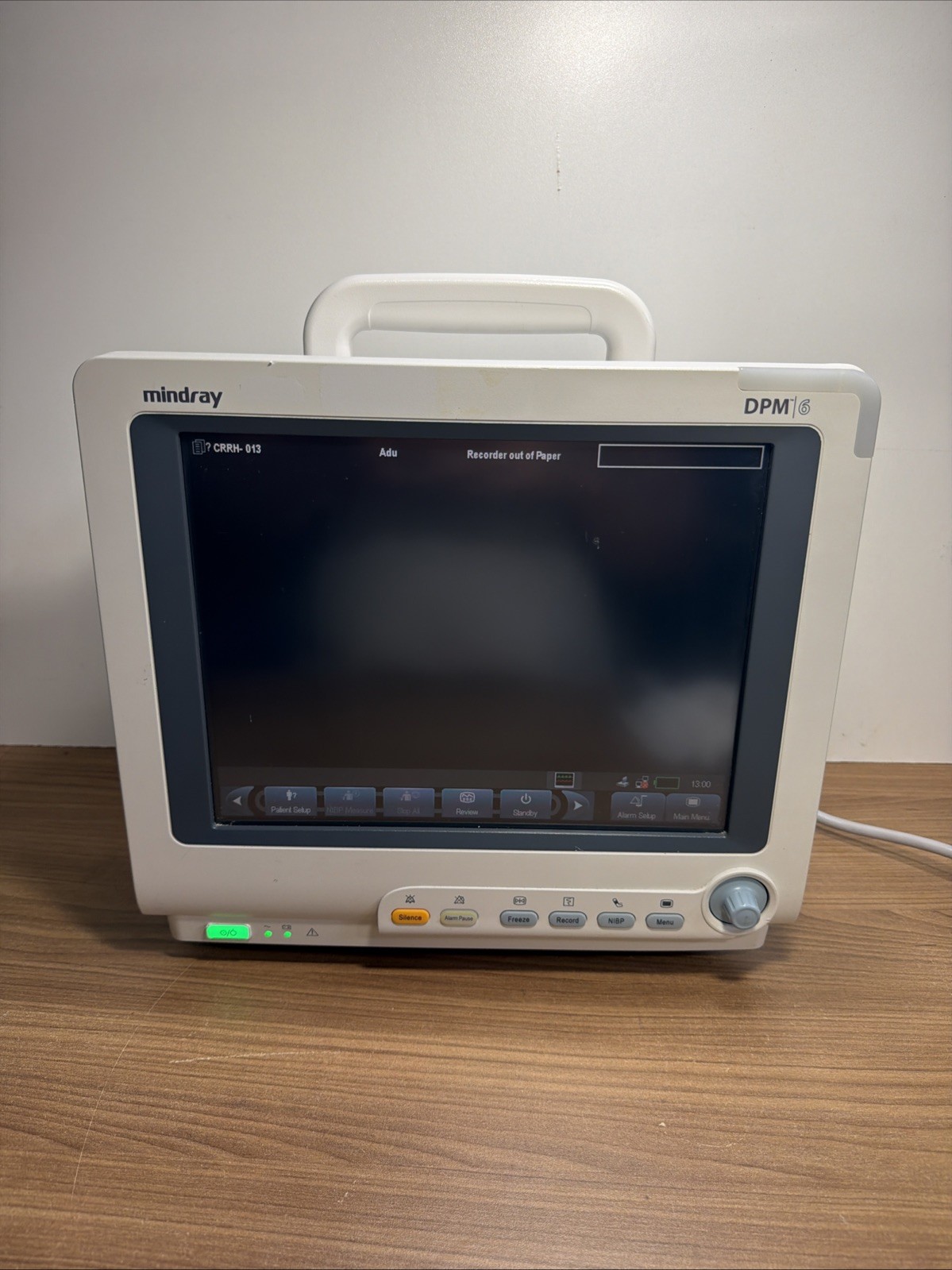 Mindray DPM6 Patient Monitor w/ Good Battery & Printer Tested