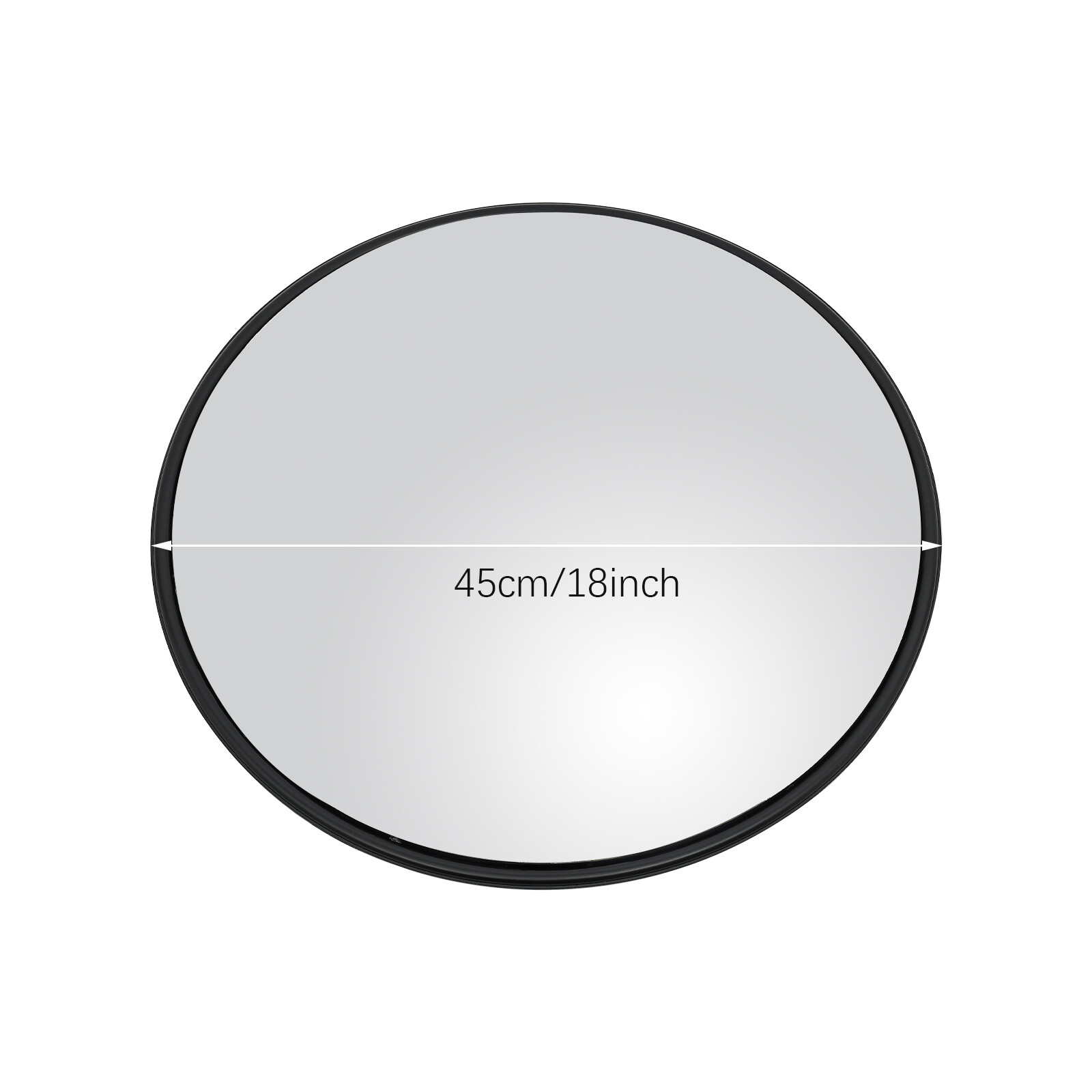18″ Round Corner Convex Mirror Security Safety Outdoor Driveway Garage Wide View