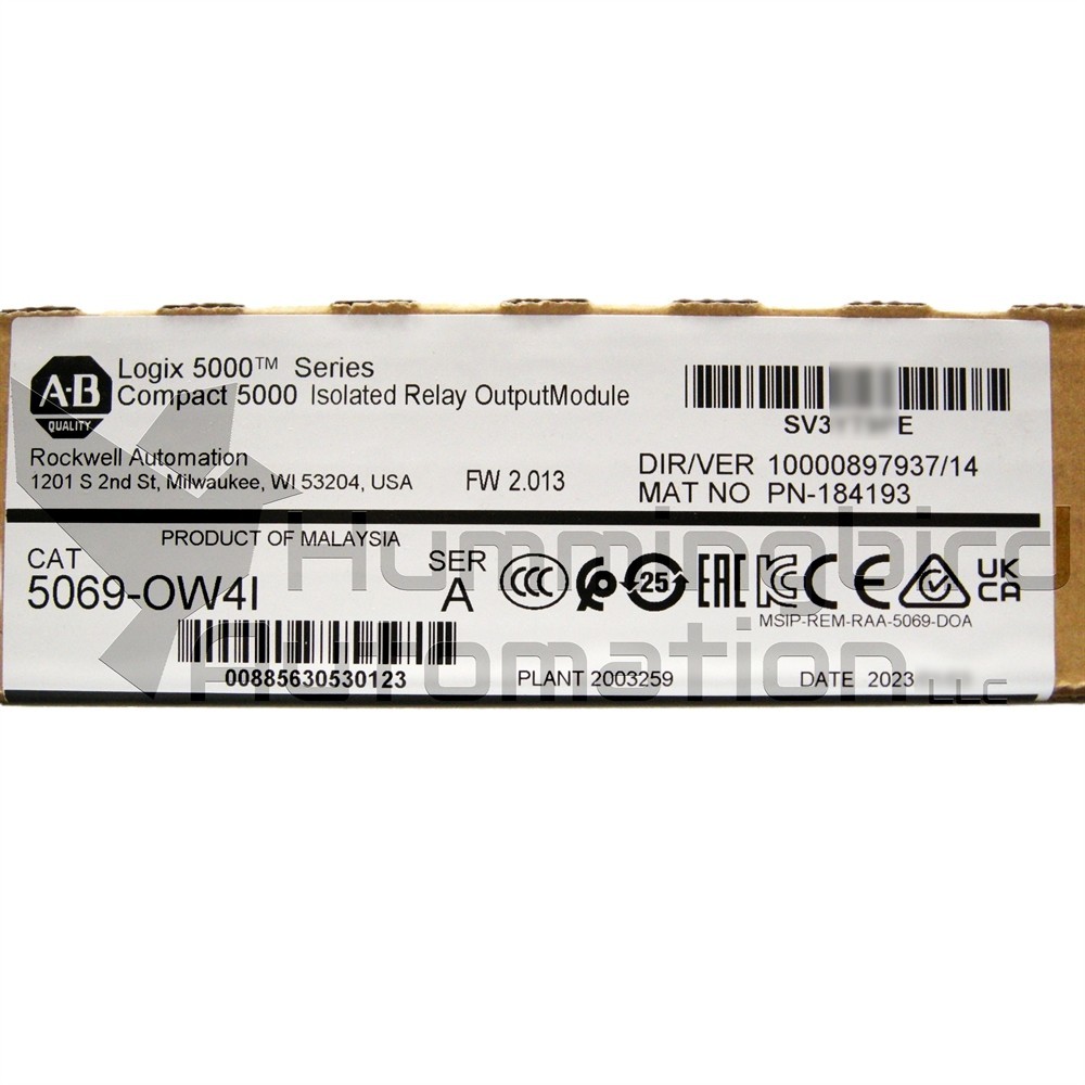 2022 SEALED Allen Bradley 5069-IB8S /A Compact 5000 24V DC Safety Input Surplus
