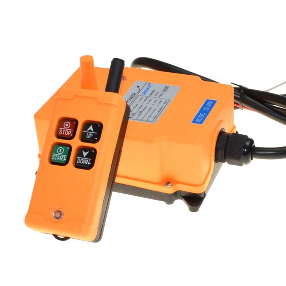 4 Key Electric Wireless Cordless Crane Radio Hoist Remote Control HS-4 1 Speed
