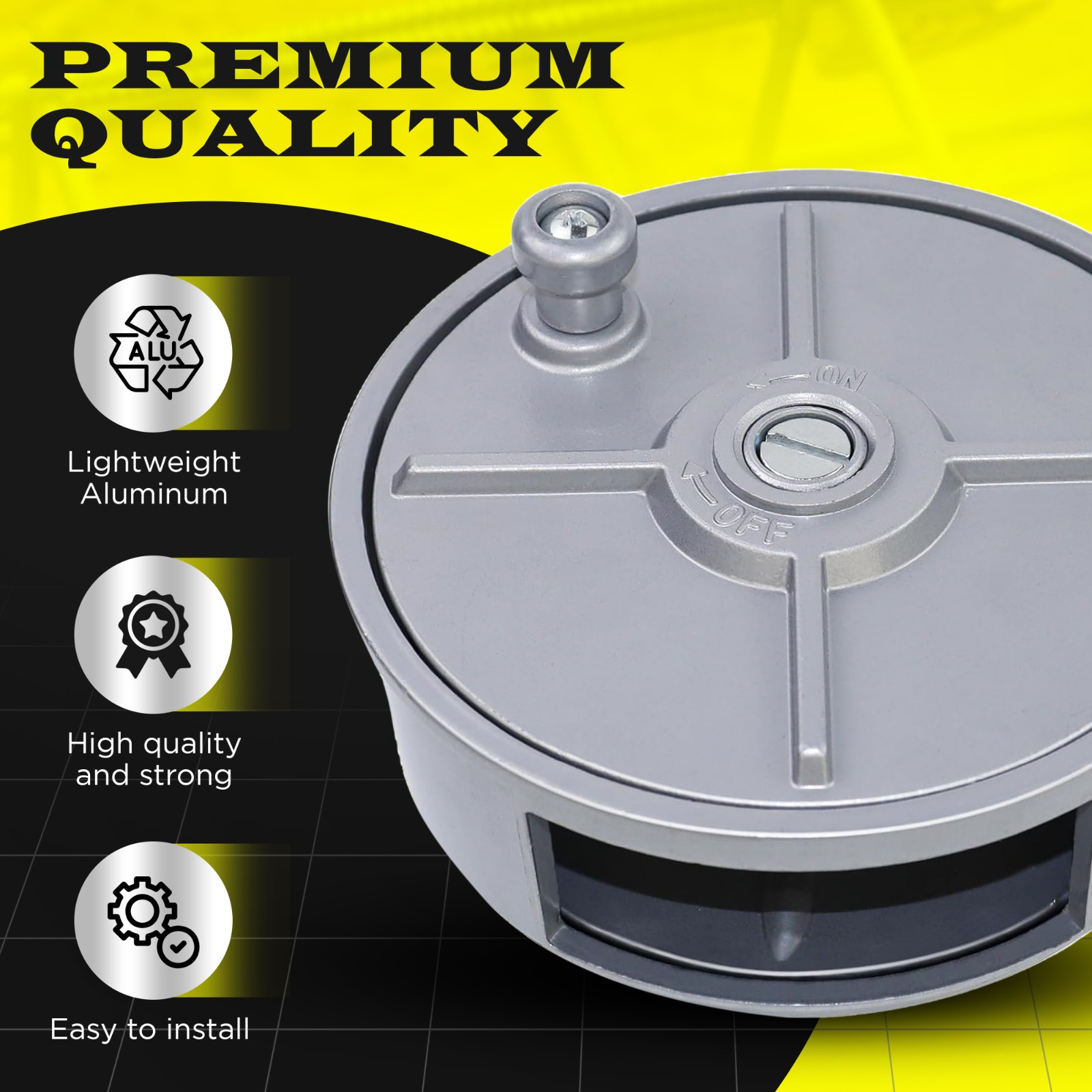 6″ Aluminum Tie Wire Reel Coil Uncoil Cord Holder Lightweight High Quality!