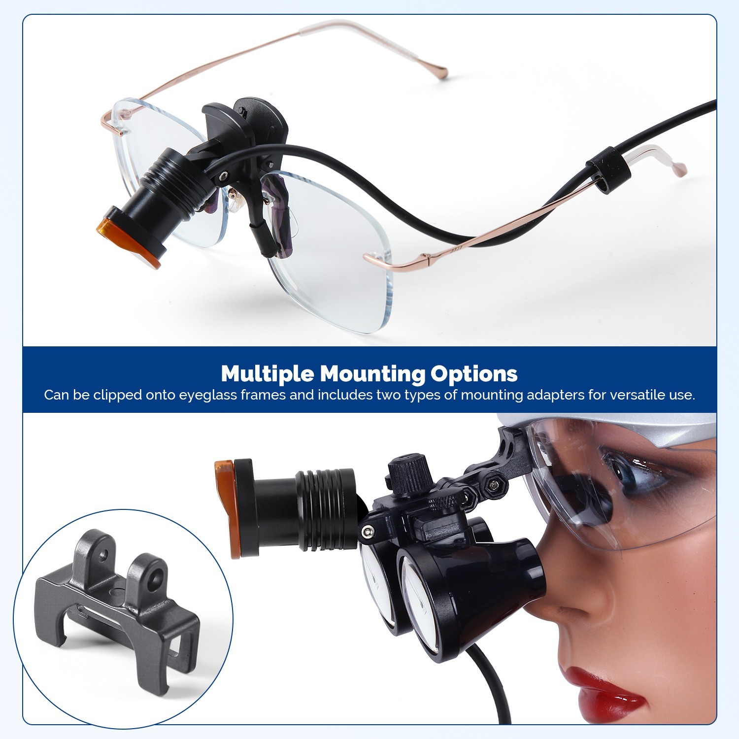 Dental 3W Headlight Surgical LED Head Light Lamp for Binocular Loupes Magnifier