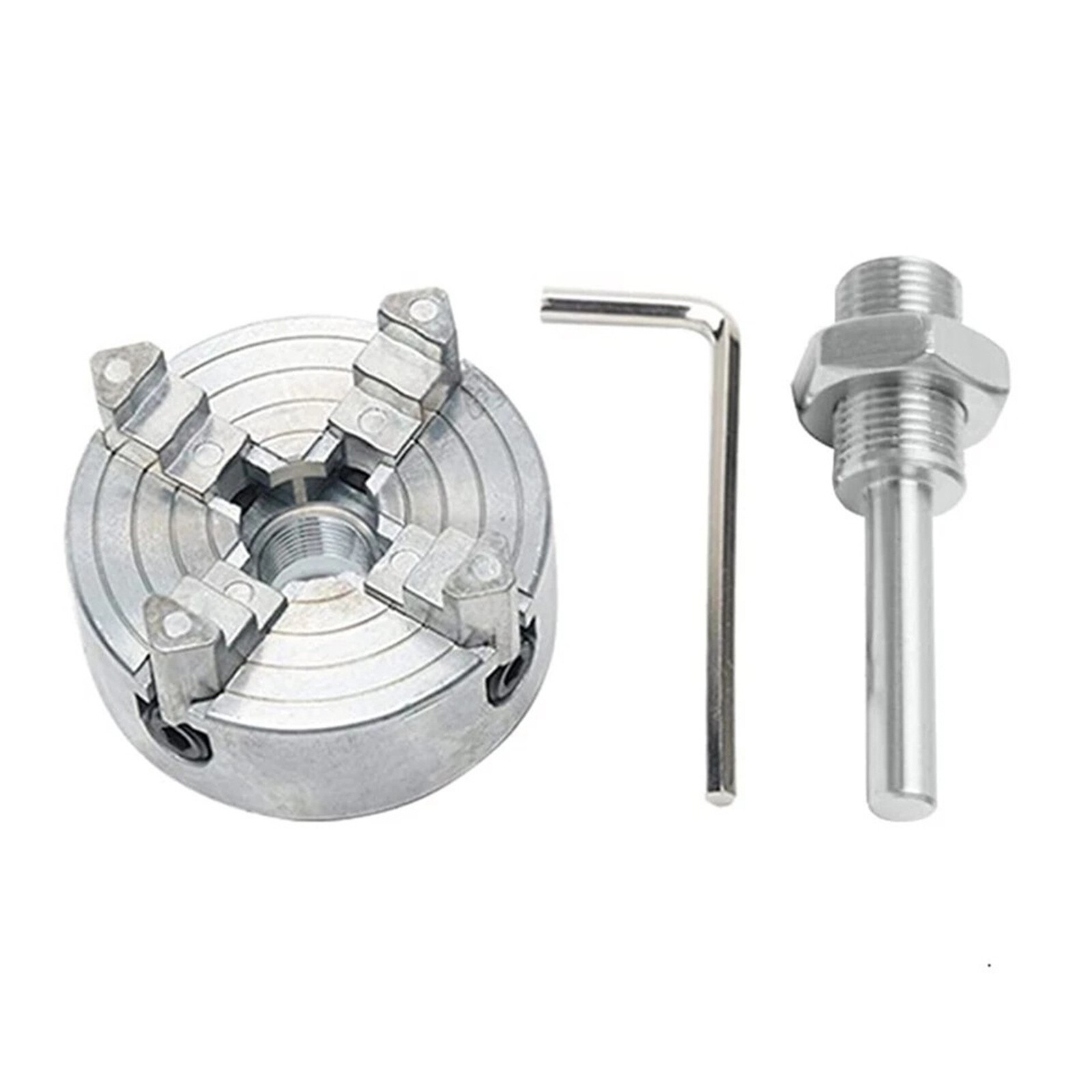 Metal 3/4 Jaws Manual Lathe Chuck Clamp Self-Centering Mini Drill Chuck