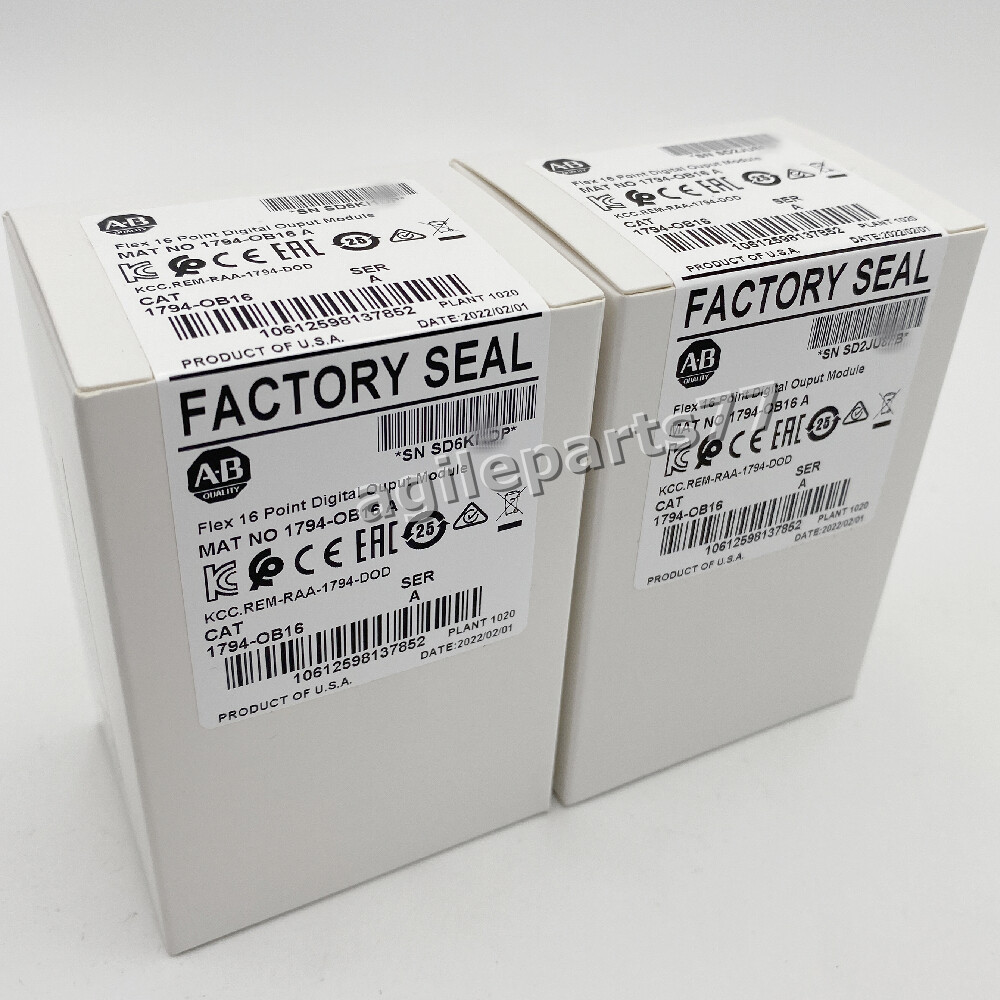 NEW Factory Sealed AB 1794-OB16 FLEX 16-Point Digital Output Module 1794OB16 TX