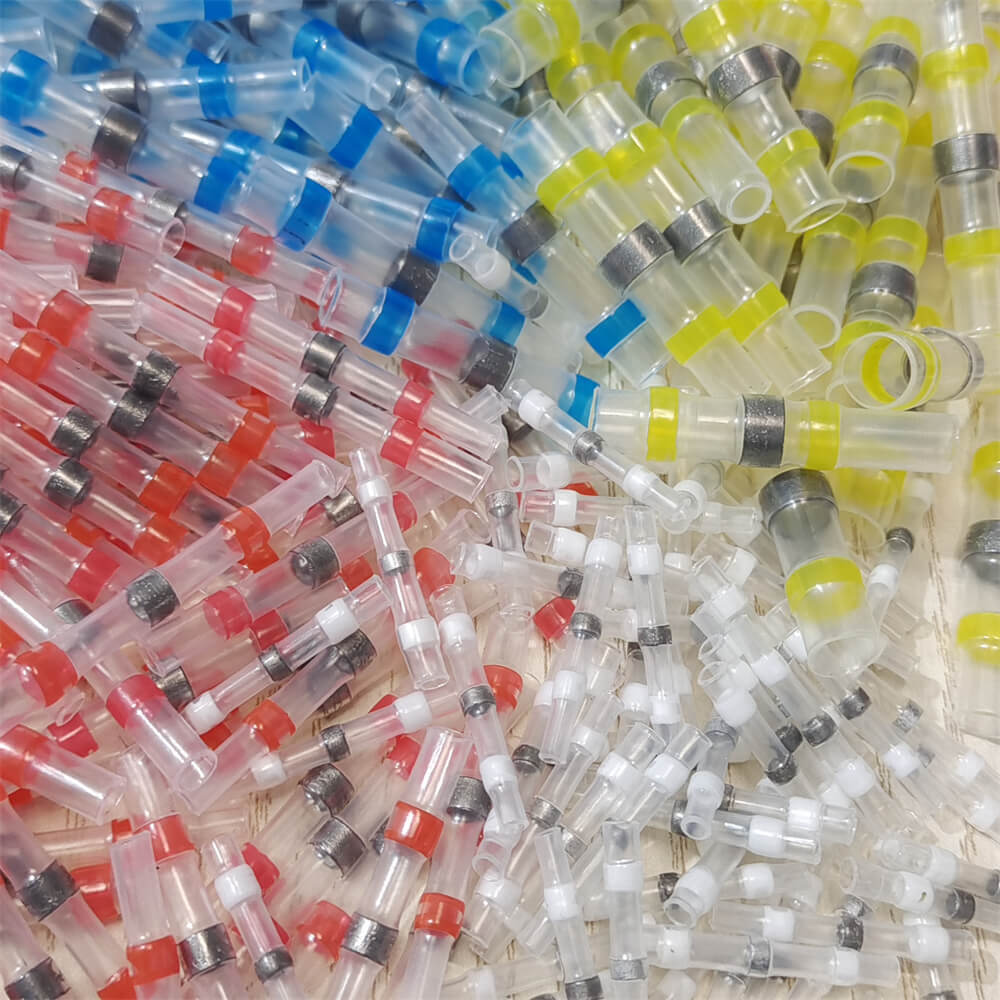 100-1000 Solder Seal Sleeve Terminal Waterproof Heat Shrink Butt Wire Connectors