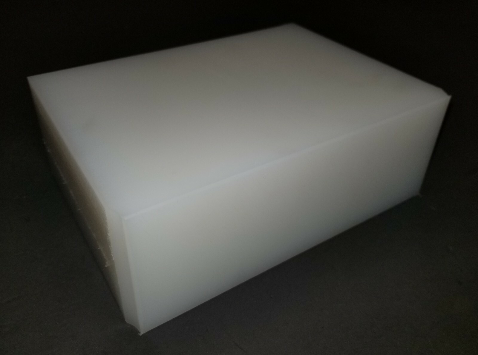 UHMW Polyethylene Plastic CNC Mill Stock 2-1/2” x 5” x 7” (oversized)