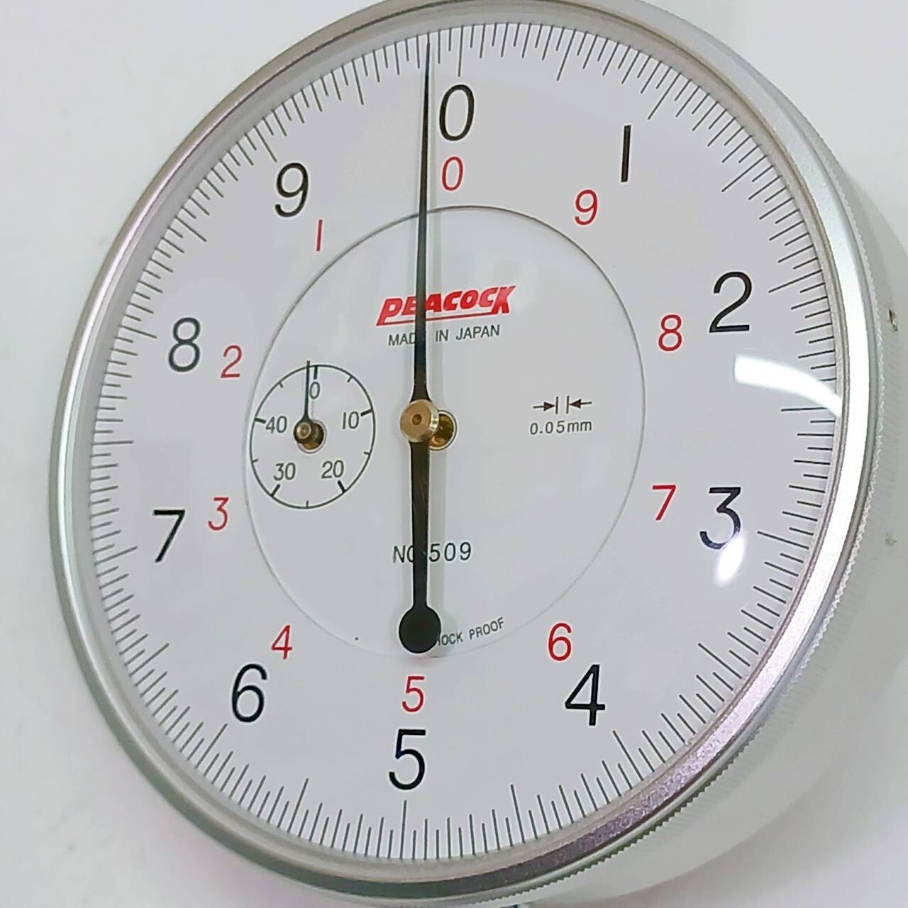 PEACOCK Dial Gauge No.509 0-50mm 0.05mm Gage Tested Working From Japan /AM0713