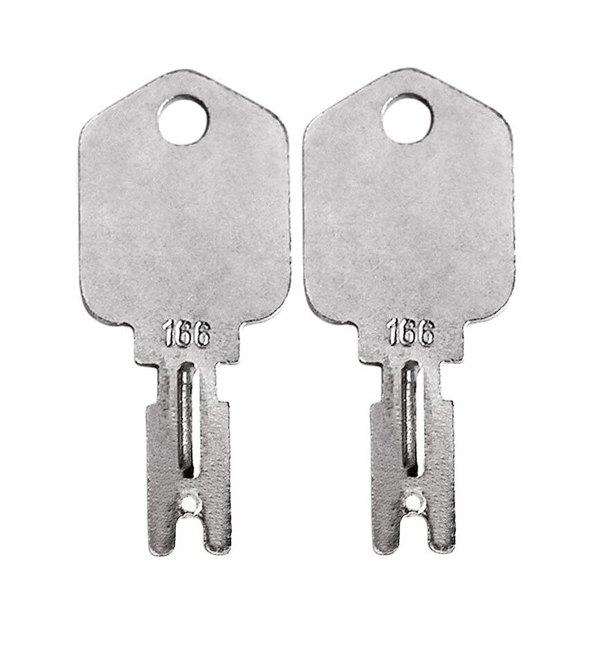 5pc Forklift Ignition Keys for Clark Crown Gradall Gehl Hyster Komatsu Yale #166