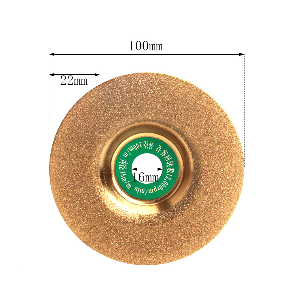 4 Inch Diamond Coated Grinding Disc Wheel For Carbide Stone Glass Angle Grinder