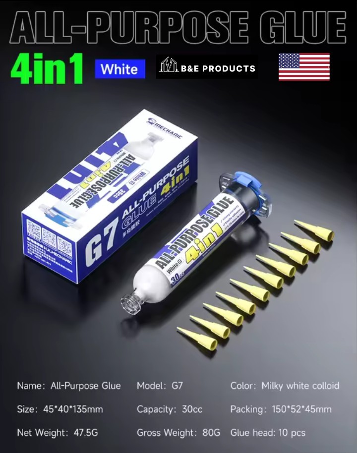 Mechanic G7 All-purpose Glue 30cc Cell Phone Adhesive WHITE