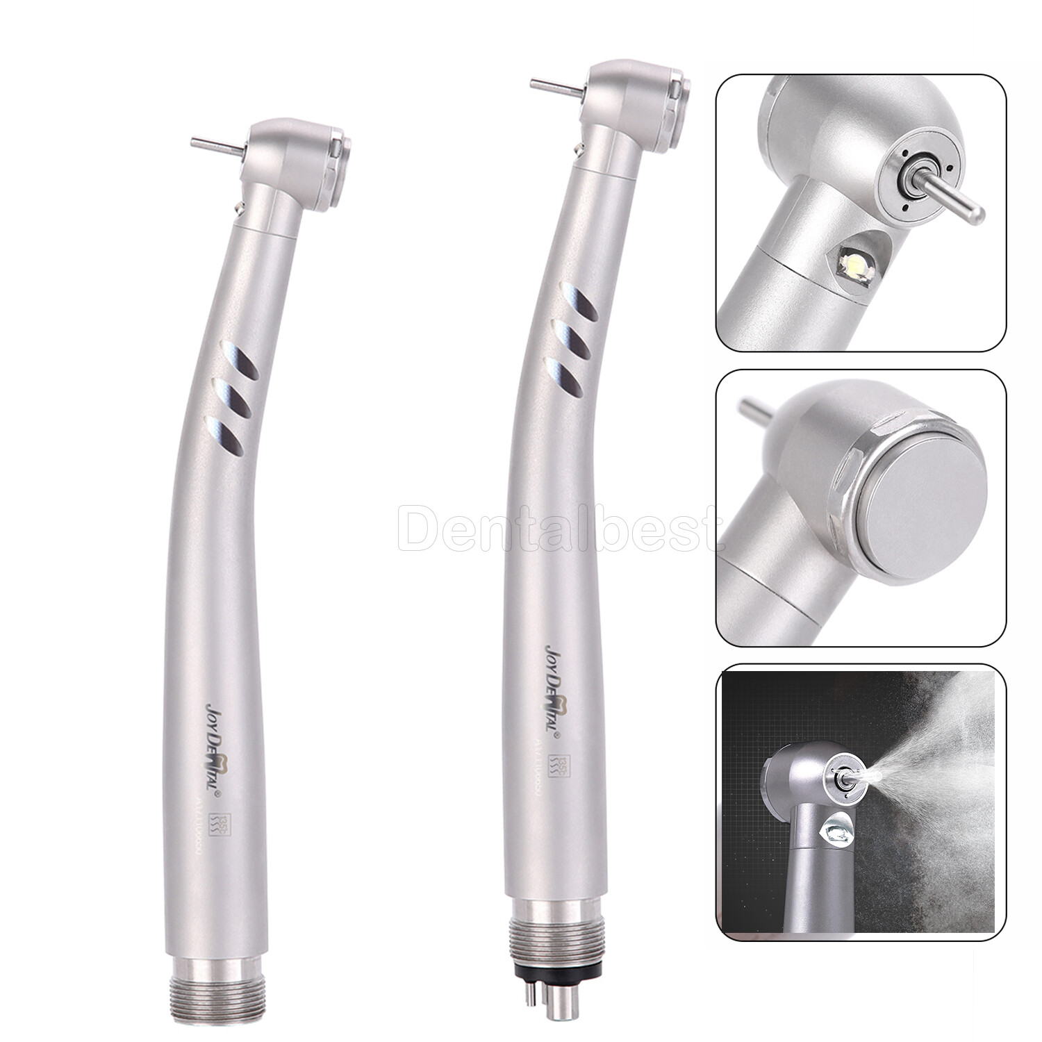 Joydental Dental E-generator LED High Speed Ceramic Torque Head Handpiece 2/4H