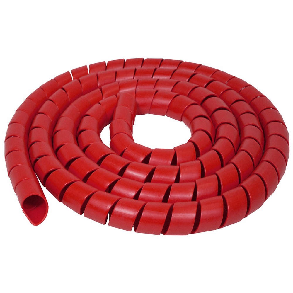 ELECTRIDUCT Spiral Wrap,50 ft. L,25mm W,Color Red 800HN0