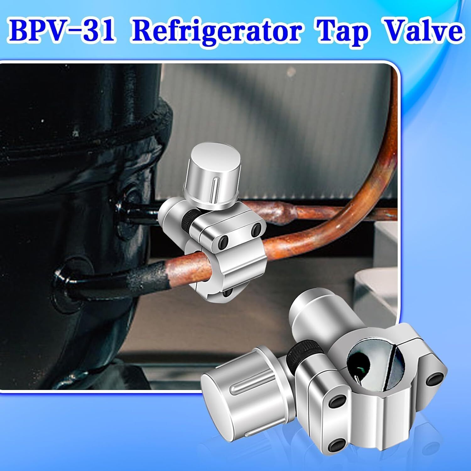 4/8/12/16/20X BPV31 Bullet Piercing Valve Kit For A/C Refrigeration Lines NEW