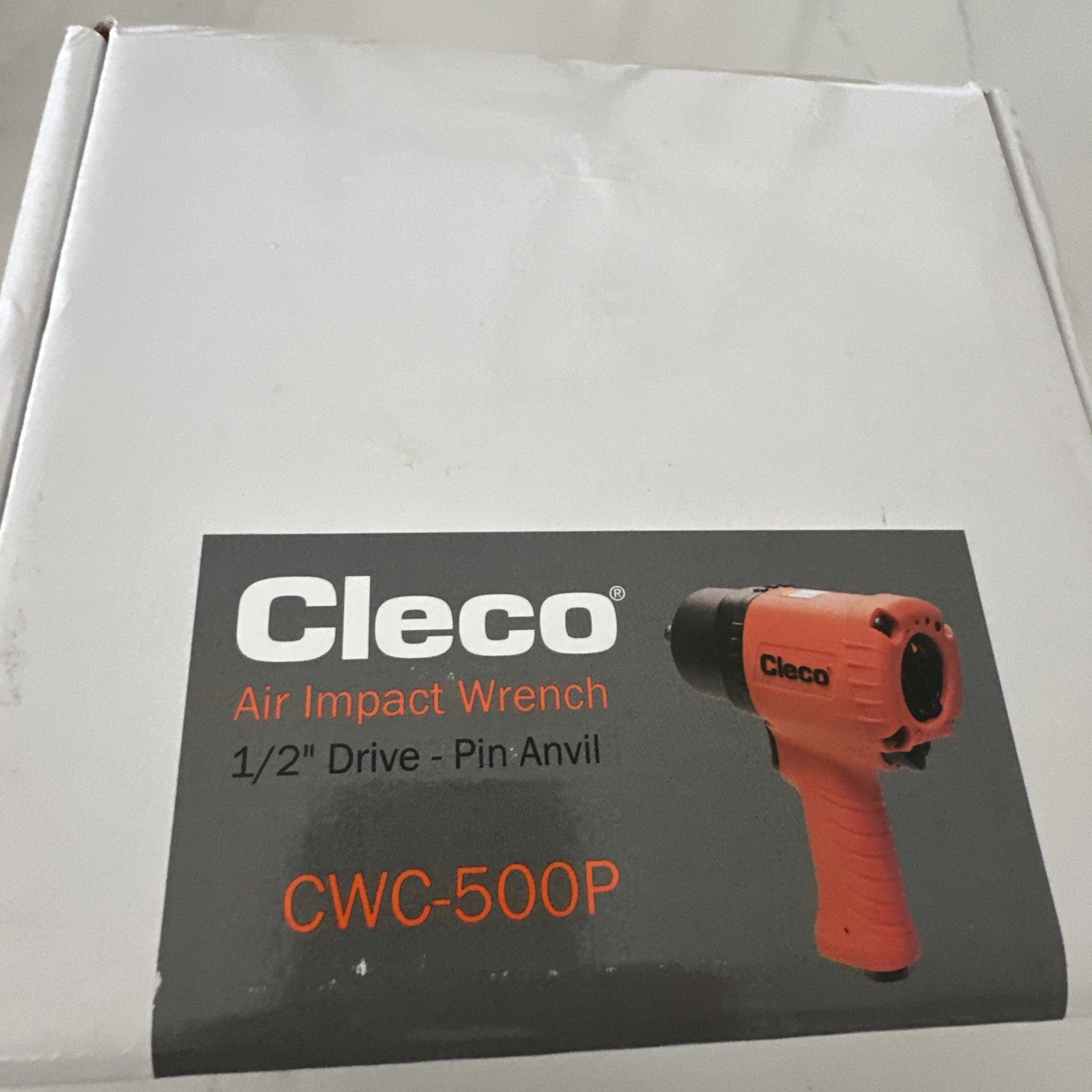 CLECO CWC-500P Air Impact Wrench 1/2” Drive Pin Amvil Air Powered 8000 RPM New