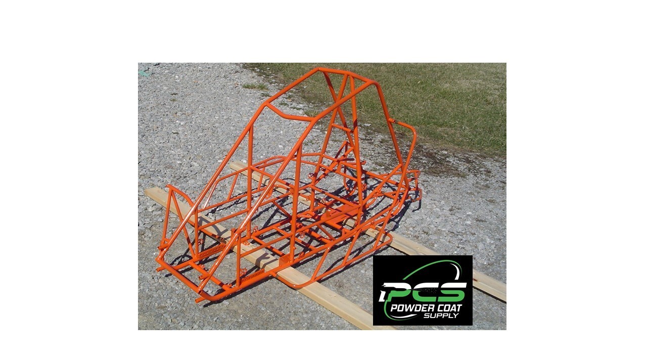 High Gloss Orange Ultra Durable Powder Coating Paint 1LB USA Made