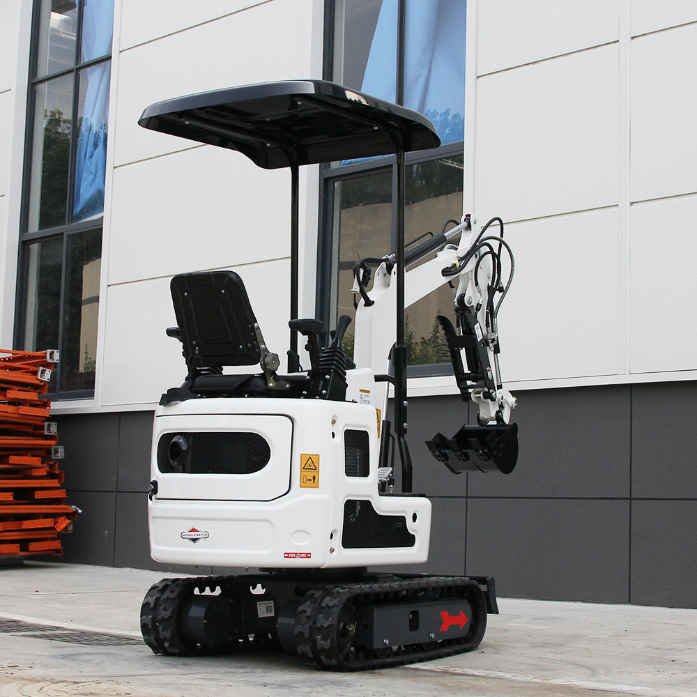 1 Ton Mini Excavator B&S Engine, Hydraulic thumb, Pilot system, Free Shipping