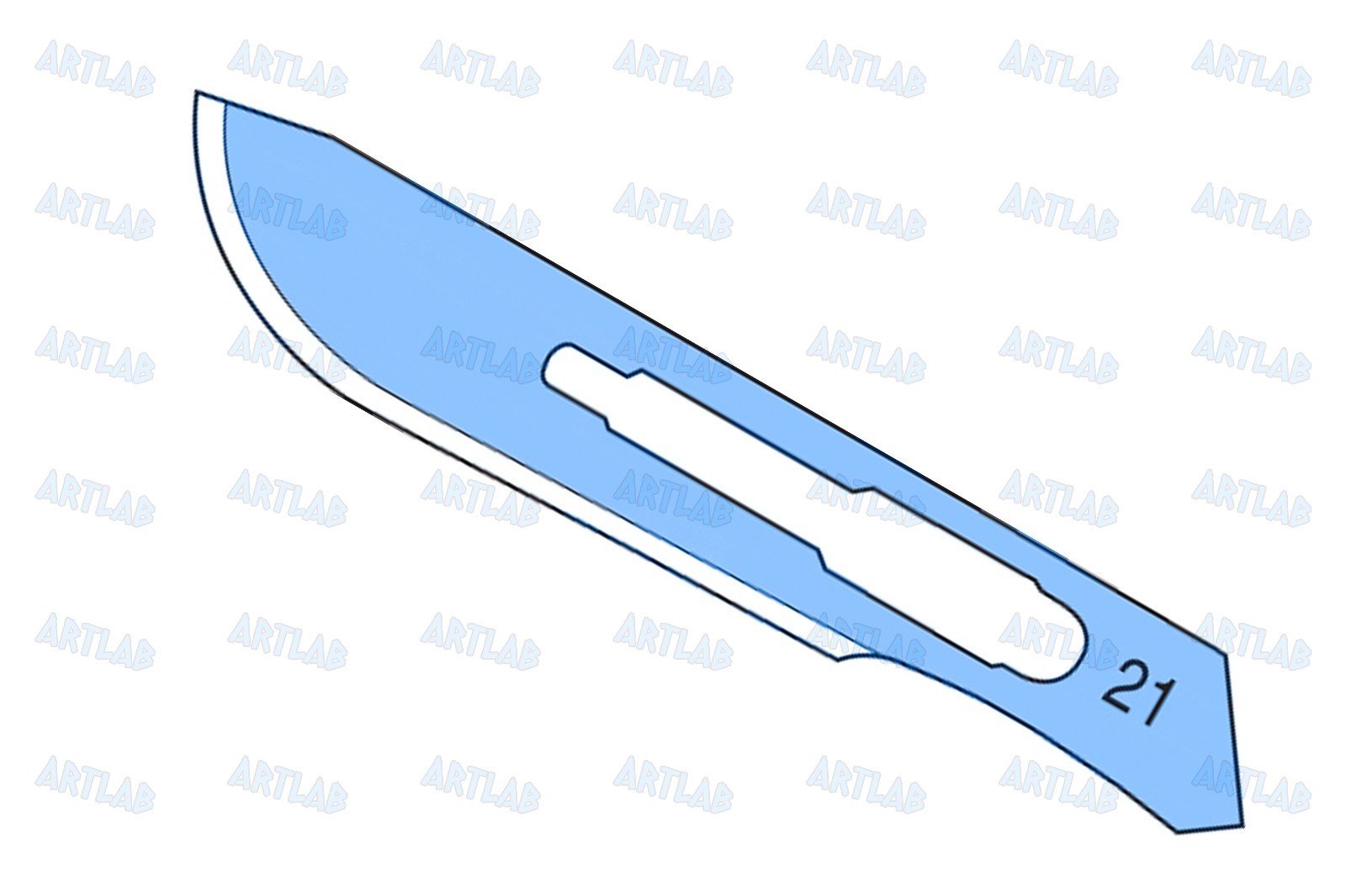 STERILIZED DISPOSABLE SCALPELS #21 PACK OF 10-SINGLE USE – DISSECTING, SURGICAL