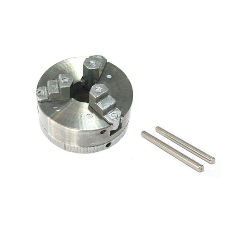 Z011 Metal 3 Jaws Manual Lathe Chuck Clamp Self-Centering Mini Drill Chuck AO