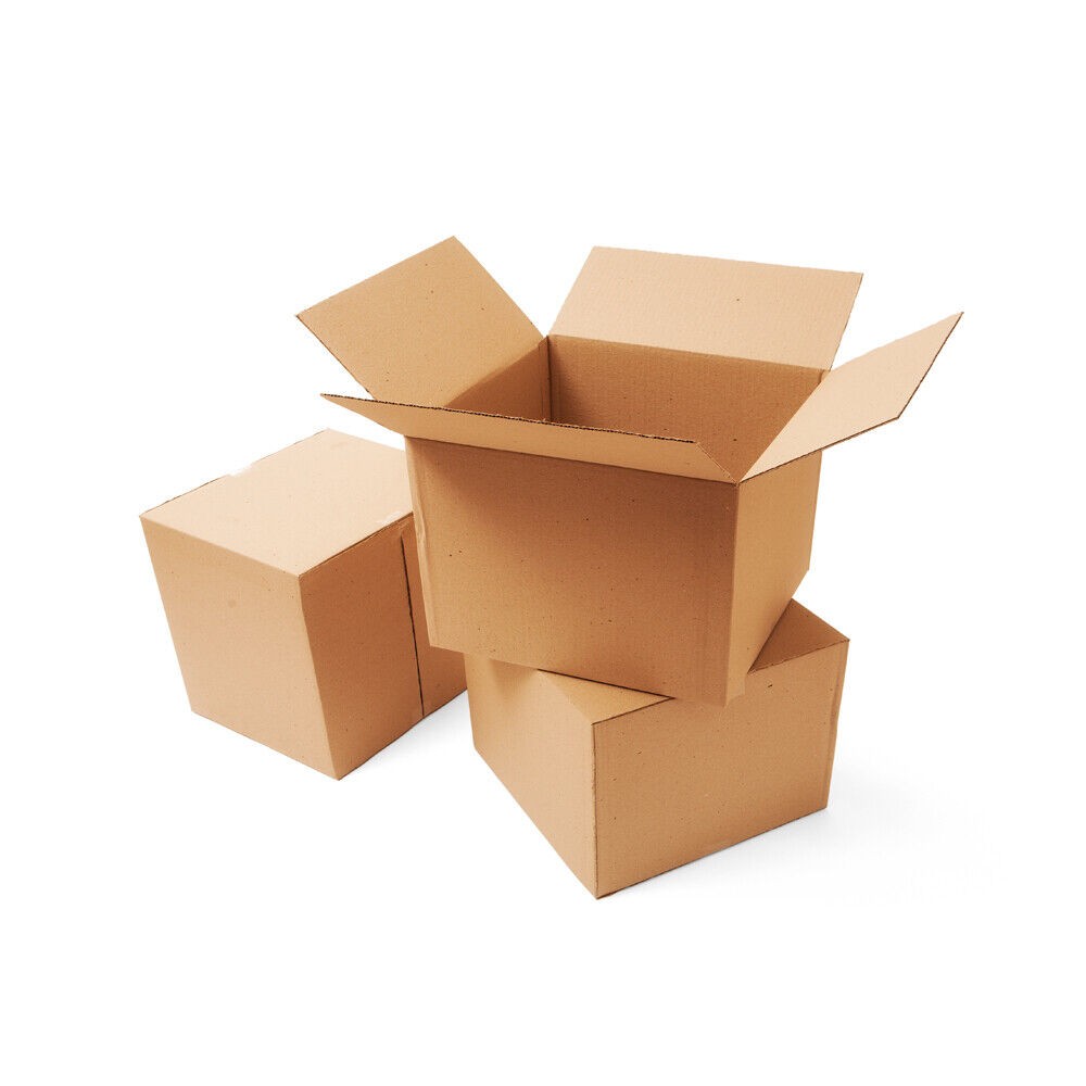 10 26x10x10 Kraft Brown Corrugated Shipping Boxes 32 ECT Single-Wall New