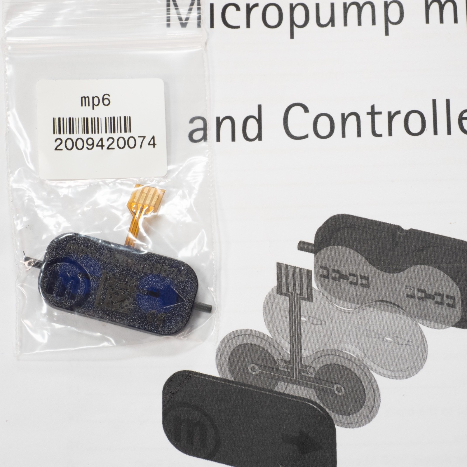 Bartels MP6 Piezoelectric Micropump – Microfluidic Liquid or Gas Micro Pump New