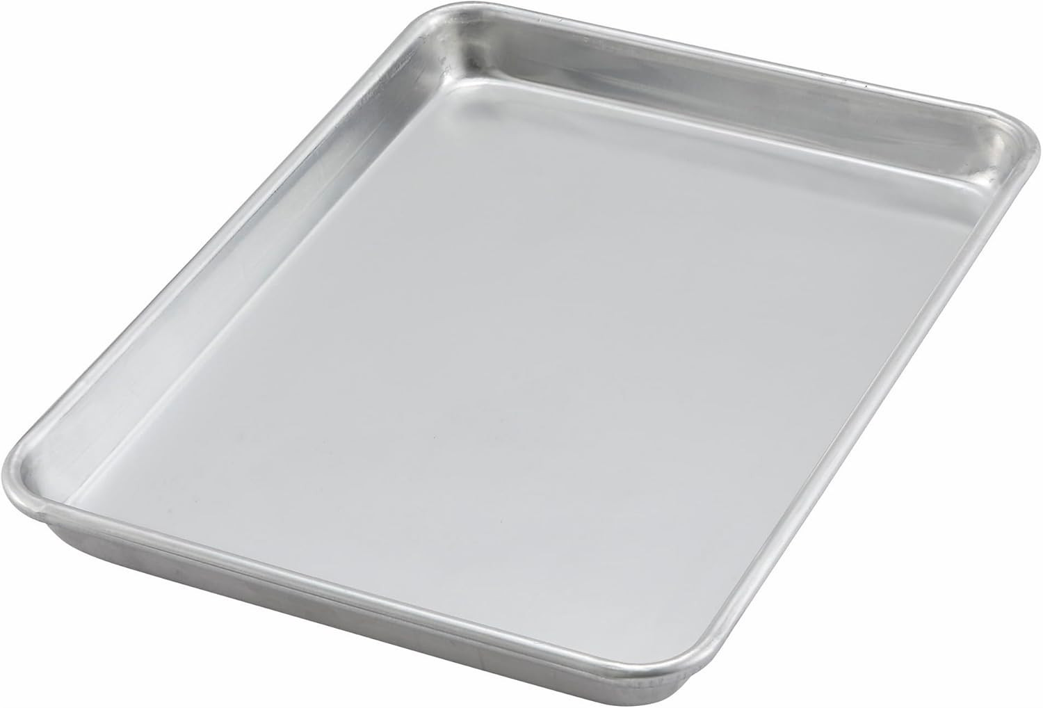 Winco Commercial-Grade Aluminum Sheet Pan, Open Bead, 16 Gauge, 1/4 Size