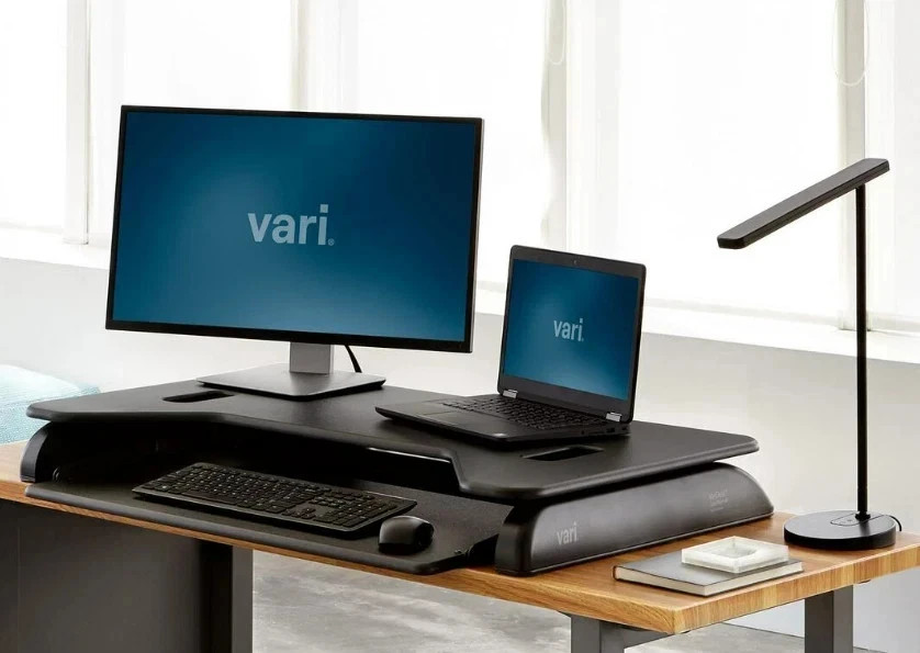 Varidesk Cube Plus 40 Adjustable Height Sit Stand Desk Converter 40″ NEW