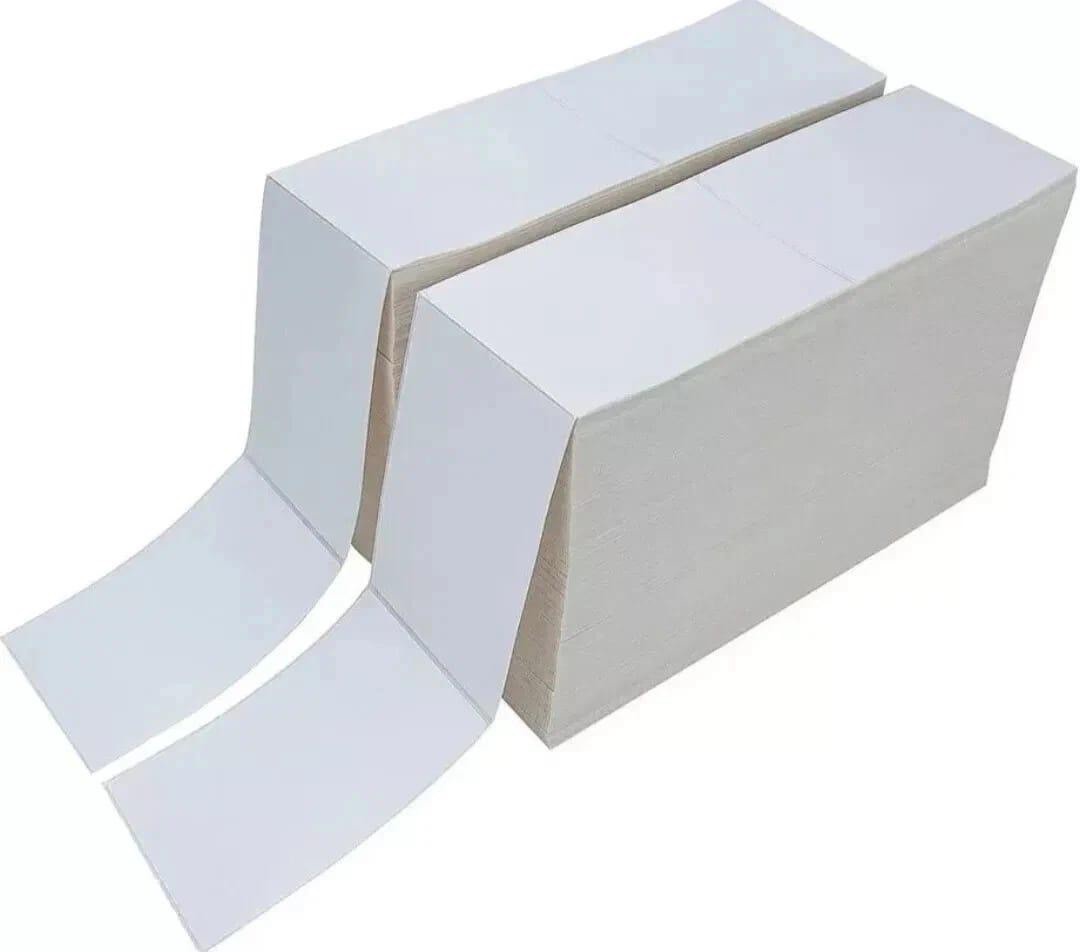 6000 4×6 Direct Thermal Shipping Labels Fanfold