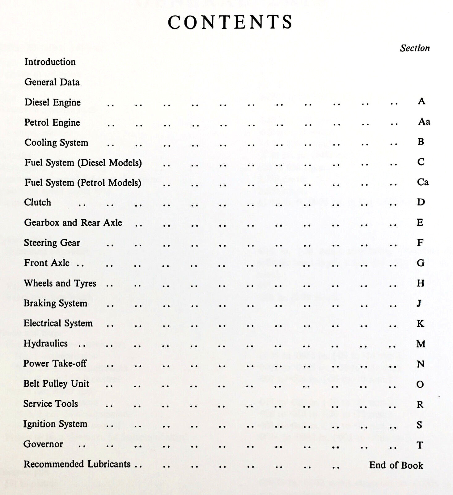 Leyland 154 Tractor Workshop Service Repair Shop Manual Technical Overhaul Book