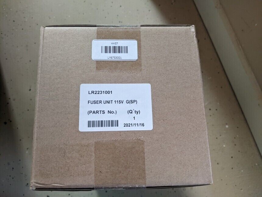 Genuine Brother LR2231001 LY6753001 Fuser Unit – 110 / 120 Volt – 50K